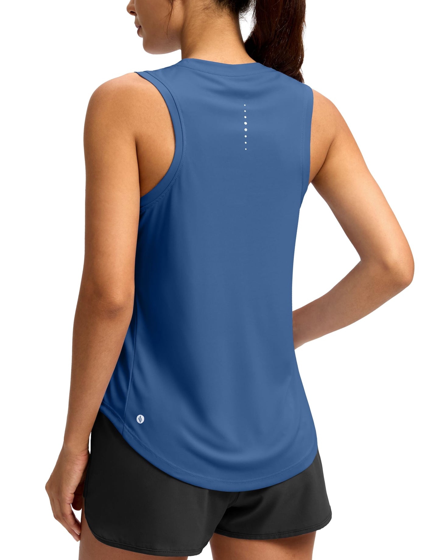 SANTINY Women's Workout Tank Top Racerback Athletic Shirt