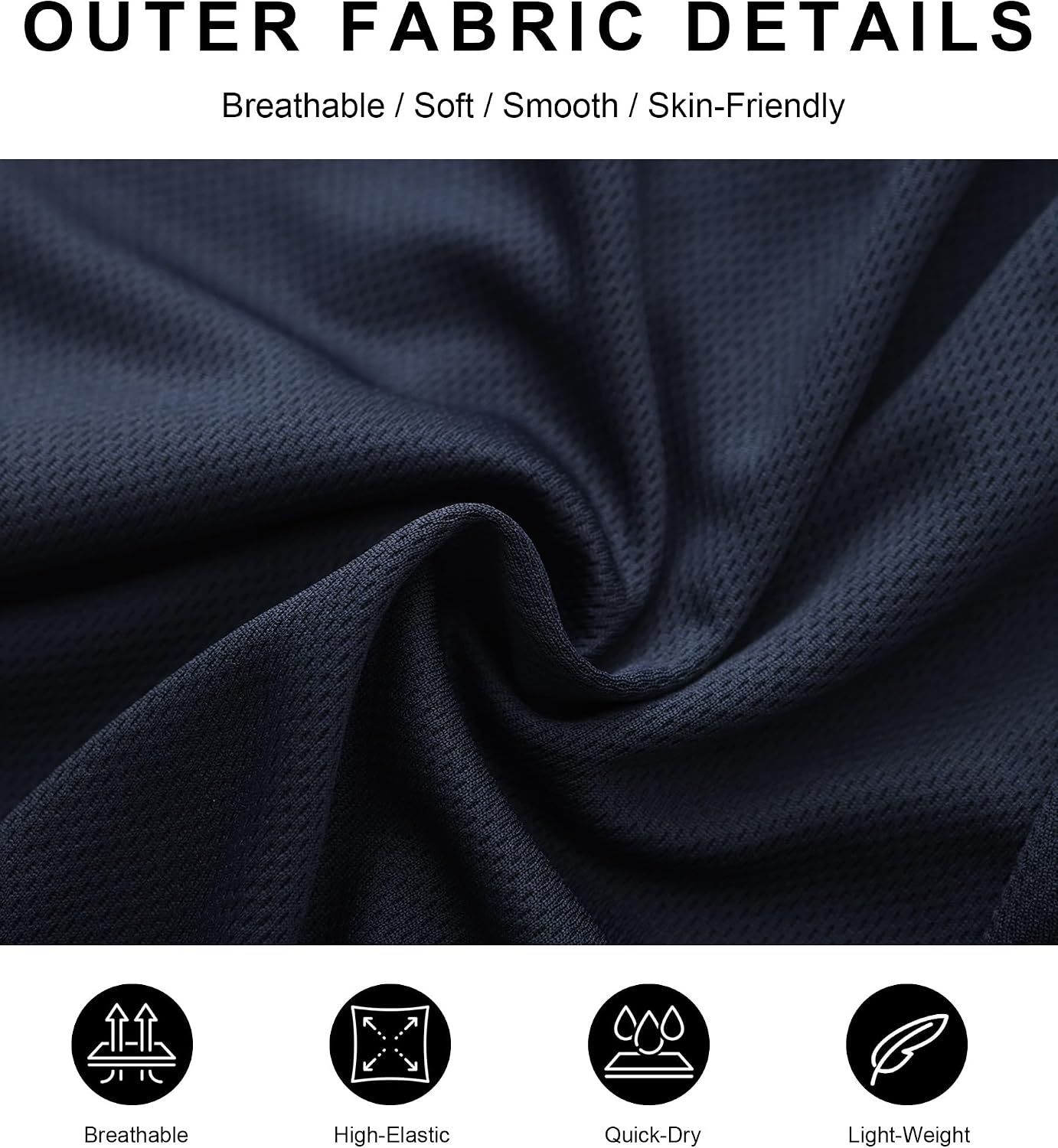 Kinglaman 1/4 Pack Men's 2 in 1 Lined Running Shorts Gym Athletic Shorts - Tennis Mindset