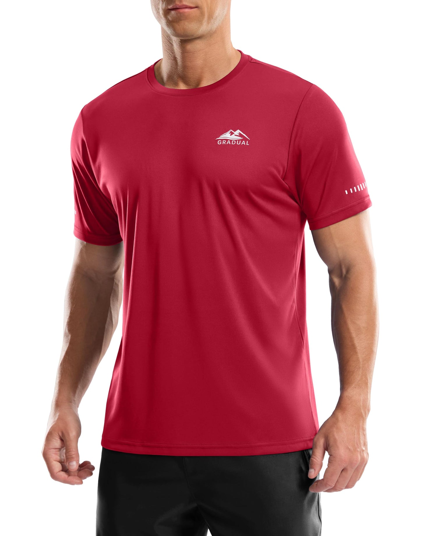 Men's UPF 50+ Sun Protection Swim Shirts Rash Guard Dry Fit Workout Tshirts - Tennis Mindset