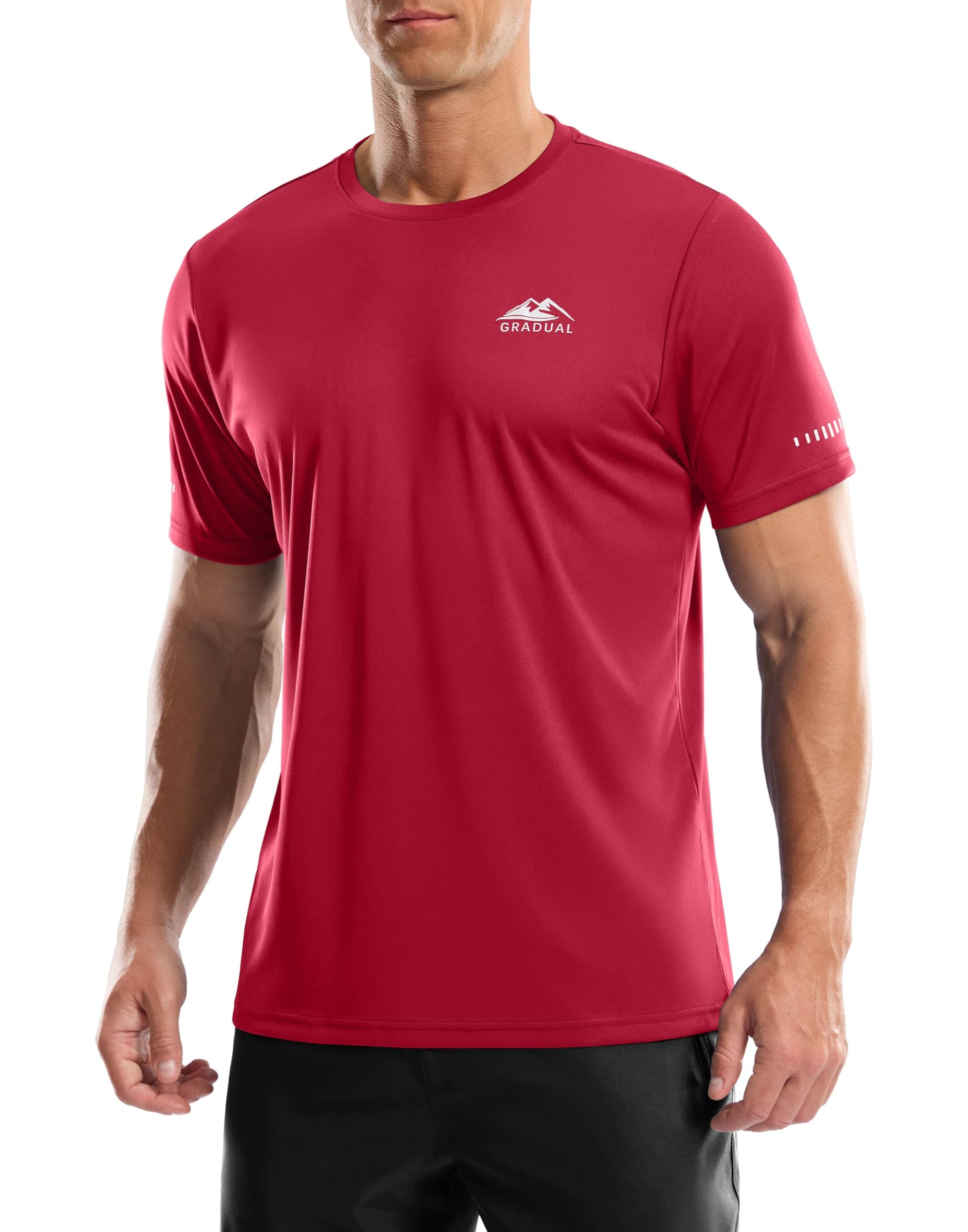Men's UPF 50+ Sun Protection Swim Shirts Rash Guard Dry Fit Workout Tshirts - Tennis Mindset