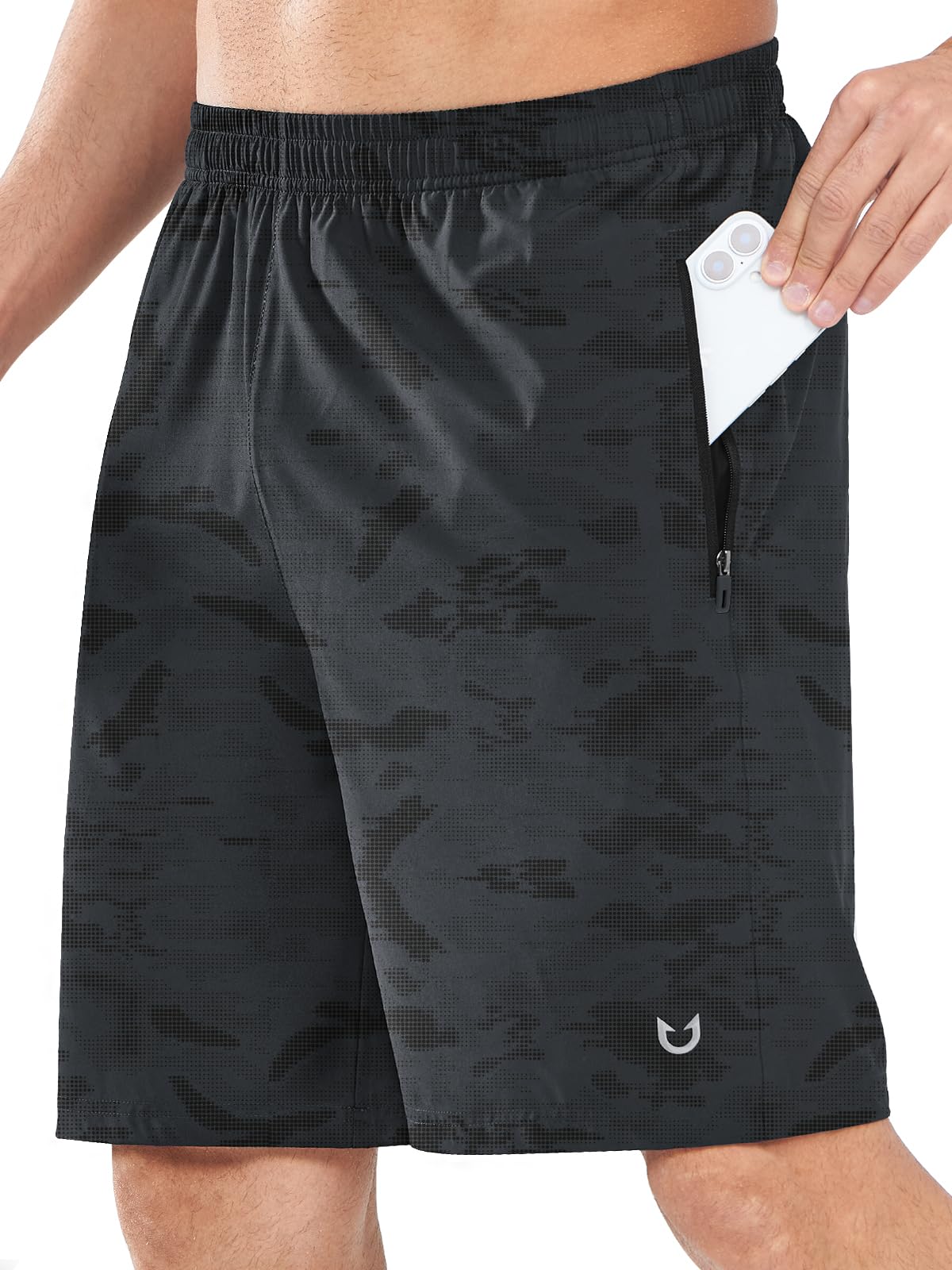 NORTHYARD Men's Athletic Running Shorts Quick Dry Lightweight Zip Pockets - Tennis Mindset