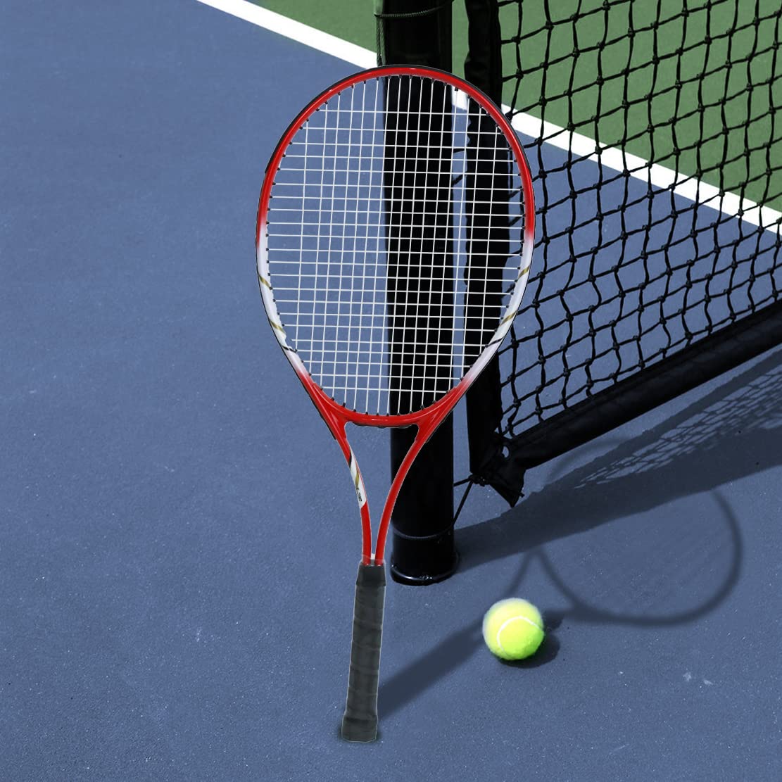 Tennis Rackets 2 Players Recreational for Beginners,Pre-Strung 27 Inch Light Adult Racquet Set for Women Men with Tennis Balls,Overgrips and Carry Bag - Tennis Mindset