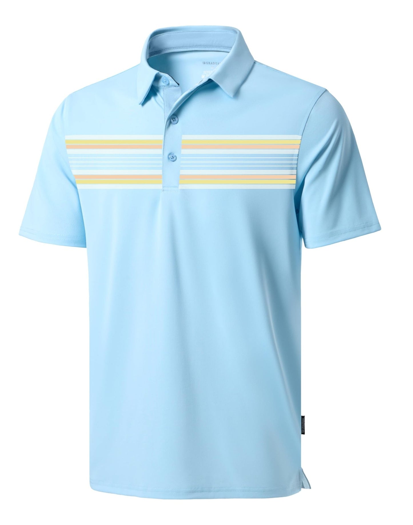 Men's Golf Polo Shirts Dry Fit Moisture Wicking Performance Short Sleeve - Tennis Mindset