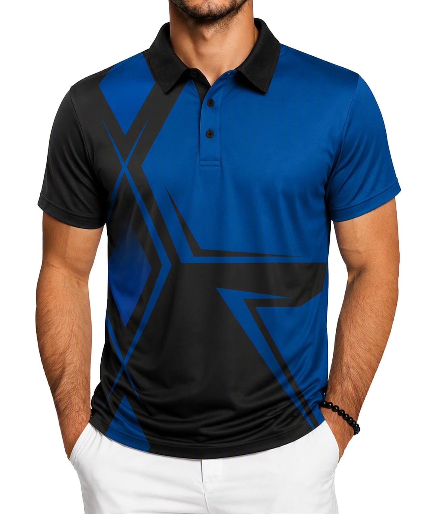 ZITY Golf Polo Shirts for Men Short Sleeve UPF 50+ Athletic Tennis T-Shirt - Tennis Mindset
