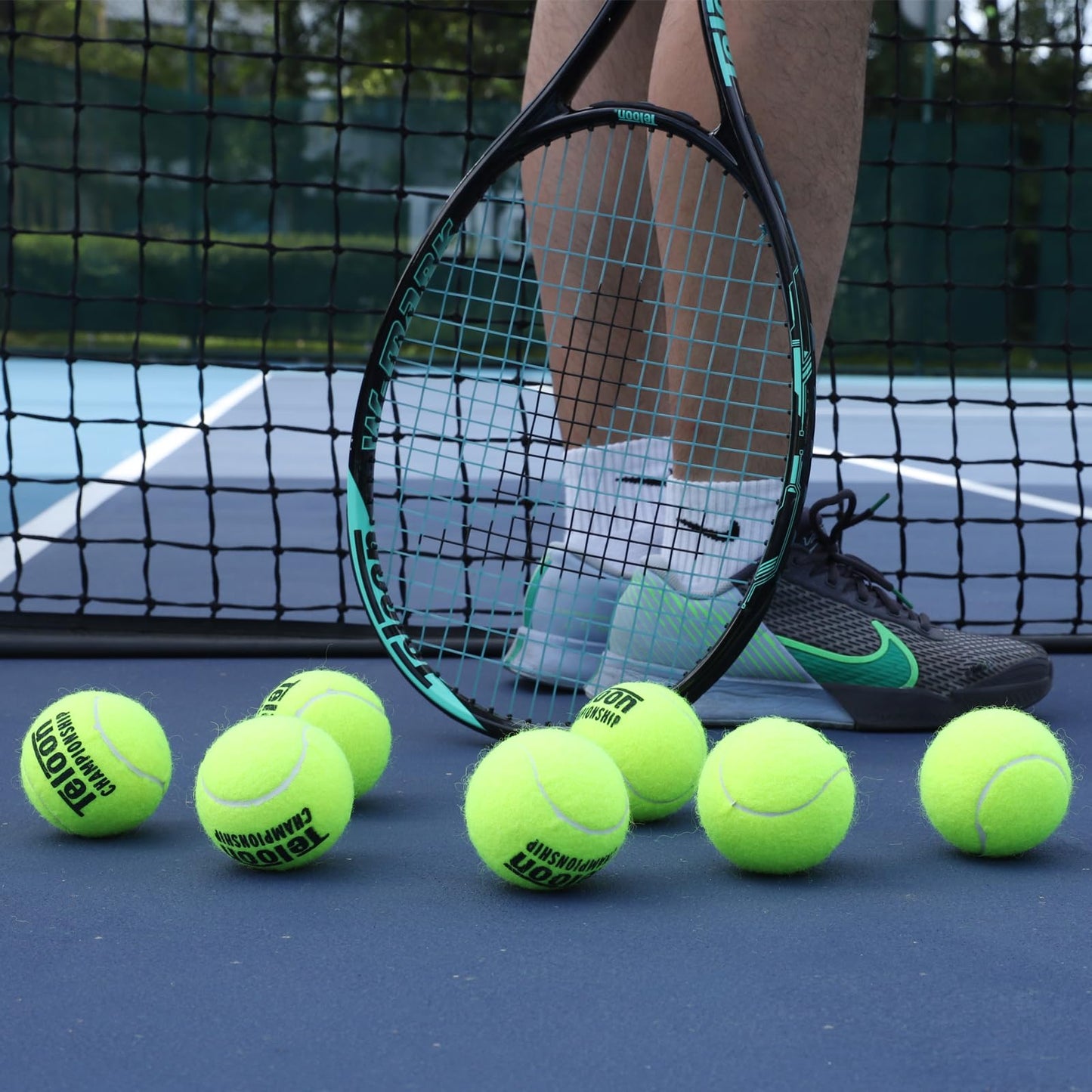 Teloon Championship Tennis Balls - Extra Duty - Regular Duty Felt Pressurized Tennis Balls