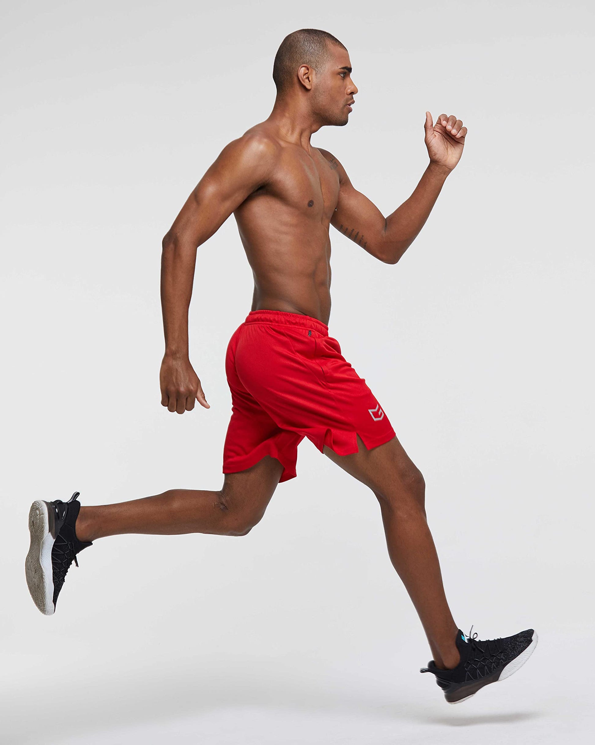 G Gradual Men's 7" Workout Running Shorts Quick Dry Lightweight Gym Shorts with Zip Pockets - Tennis Mindset