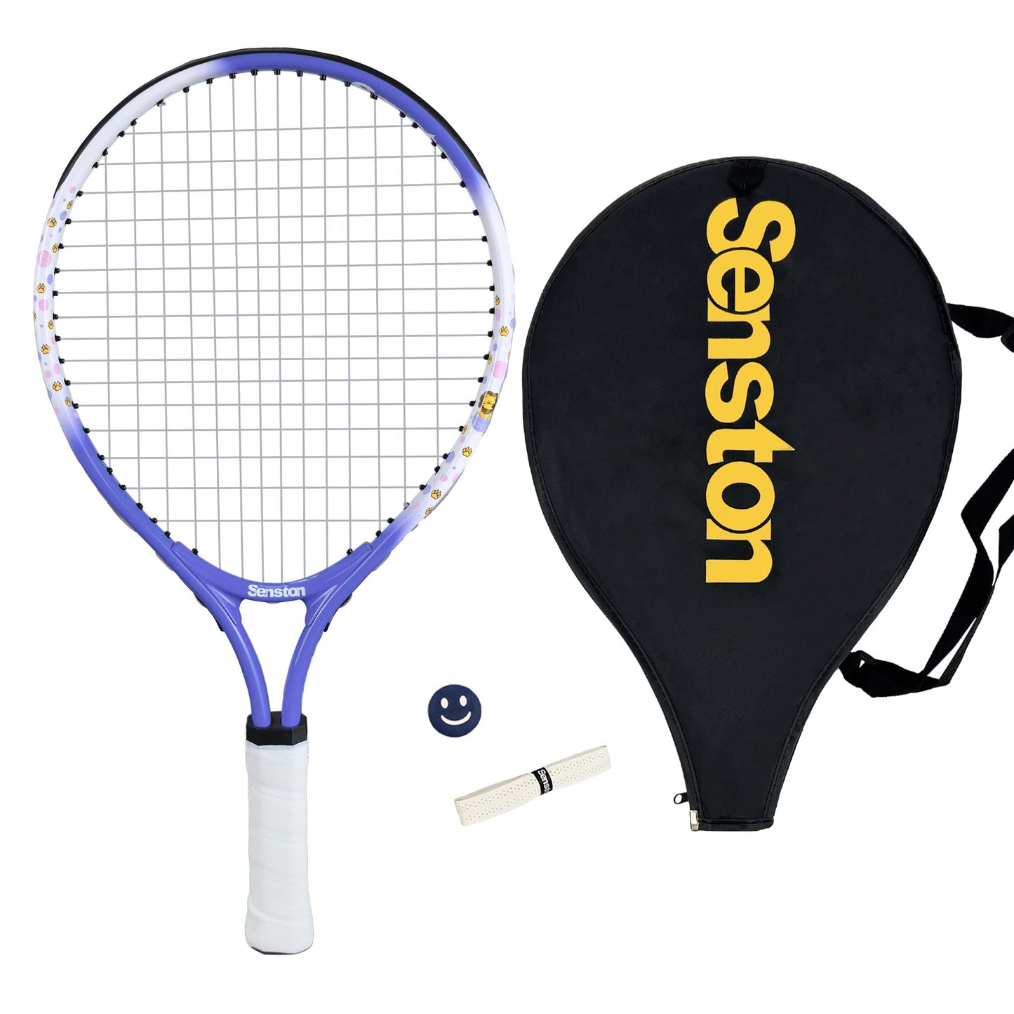 Senston 19" 23" 25" Kids Junior Tennis Racquet for Kids Children Boys Girls Tennis Rackets with Racket Cover - Tennis Mindset