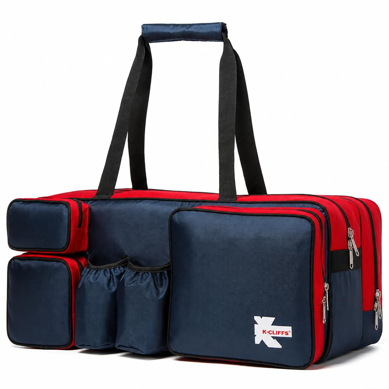K-Cliffs Tennis Racket Bag | Deluxe Ballistic Nylon | Shoe Compartment - Tennis Mindset