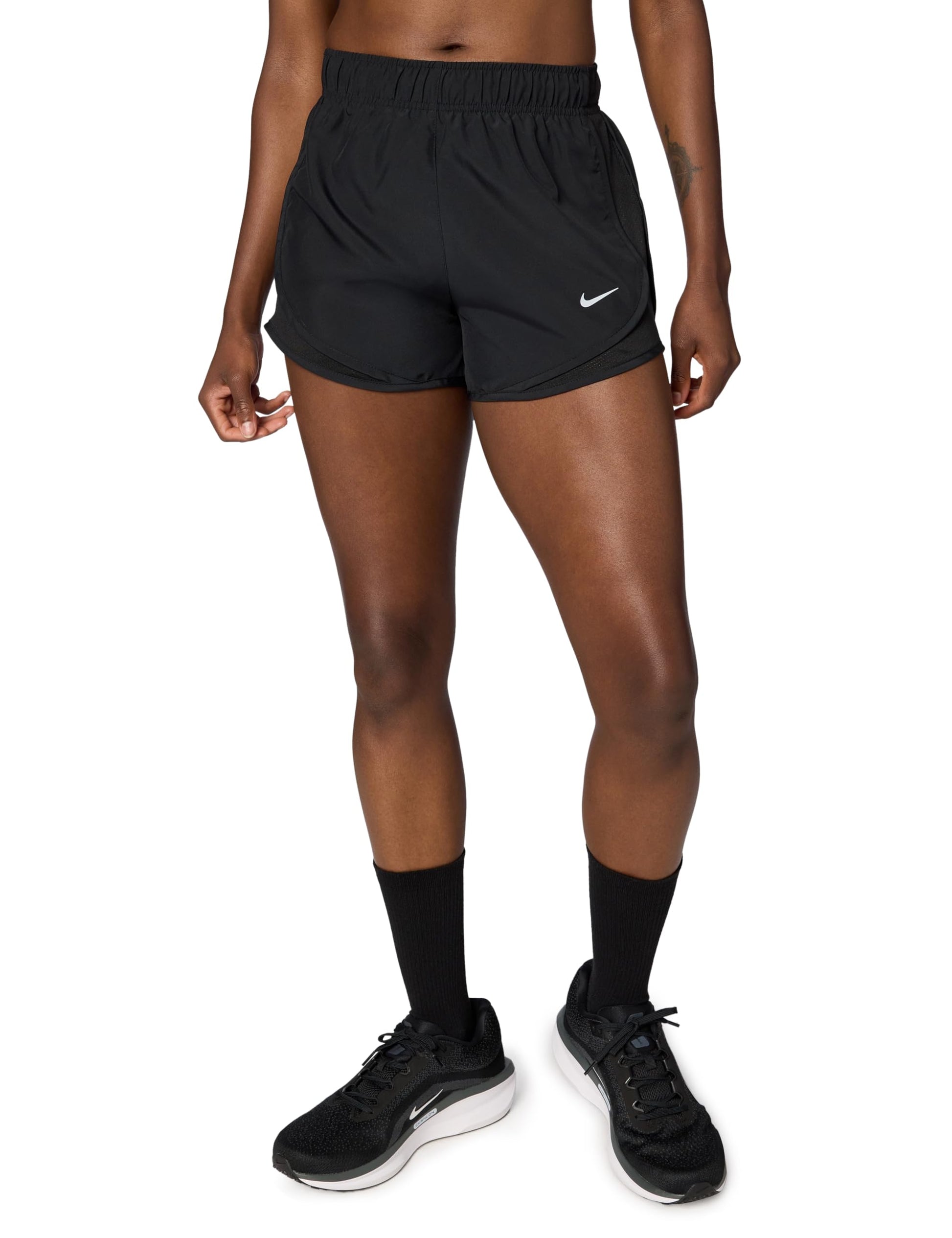 Nike Women's Tempo Dri-FIT Mid-Rise Brief-Lined Running Shorts - Tennis Mindset