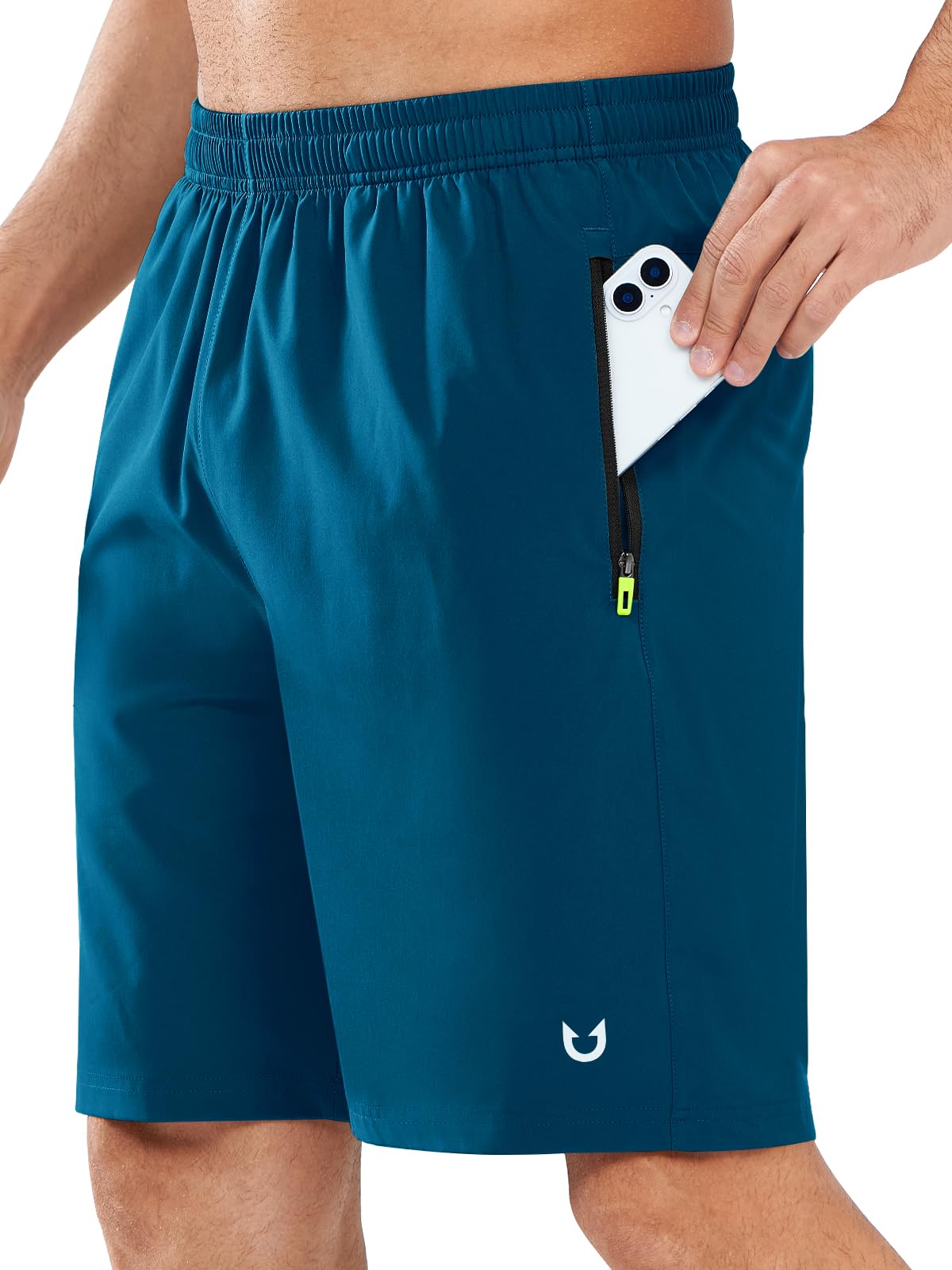 NORTHYARD Men's Athletic Running Shorts Quick Dry Lightweight Zip Pockets - Tennis Mindset