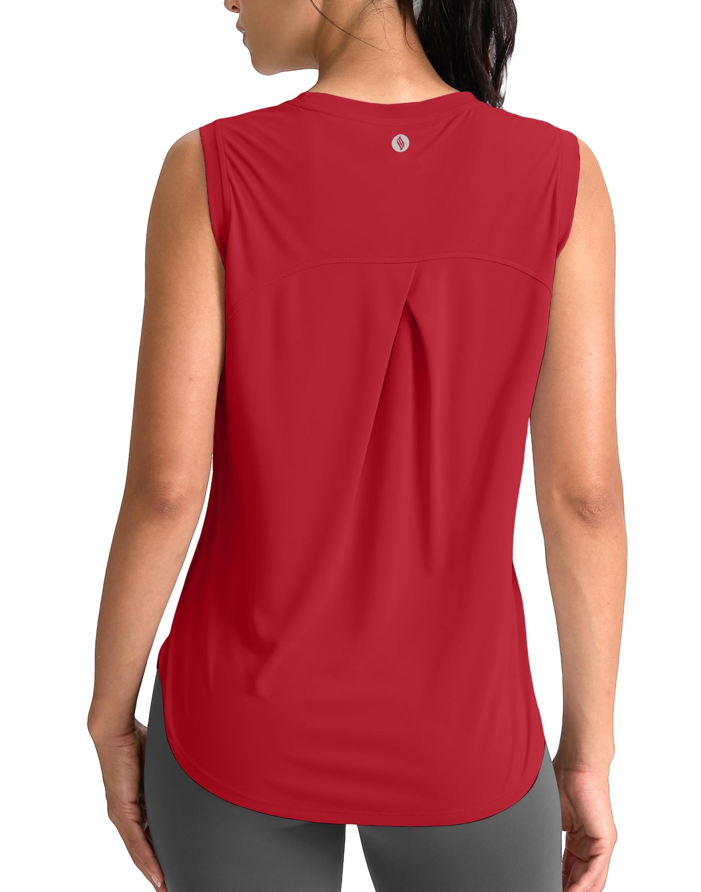 SANTINY Women's Workout Tank Tops Athletic Gym Yoga Shirt