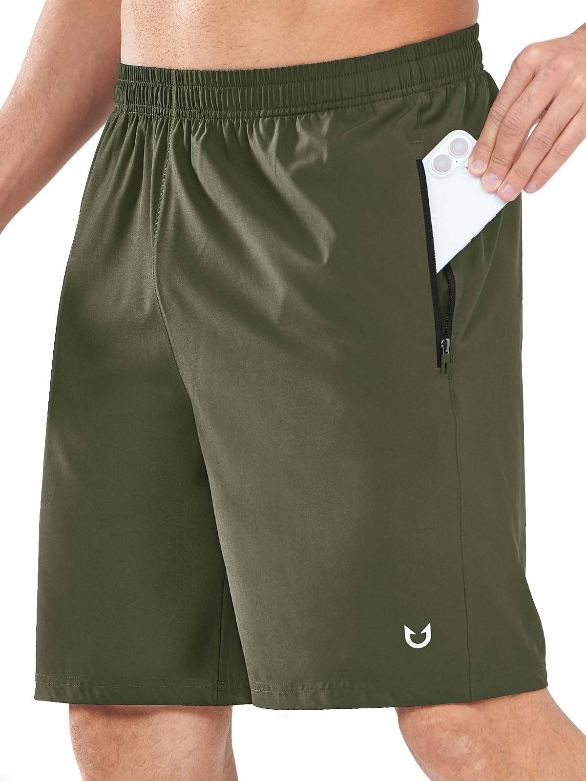 NORTHYARD Men's Athletic Running Shorts Quick Dry Lightweight Zip Pockets - Tennis Mindset