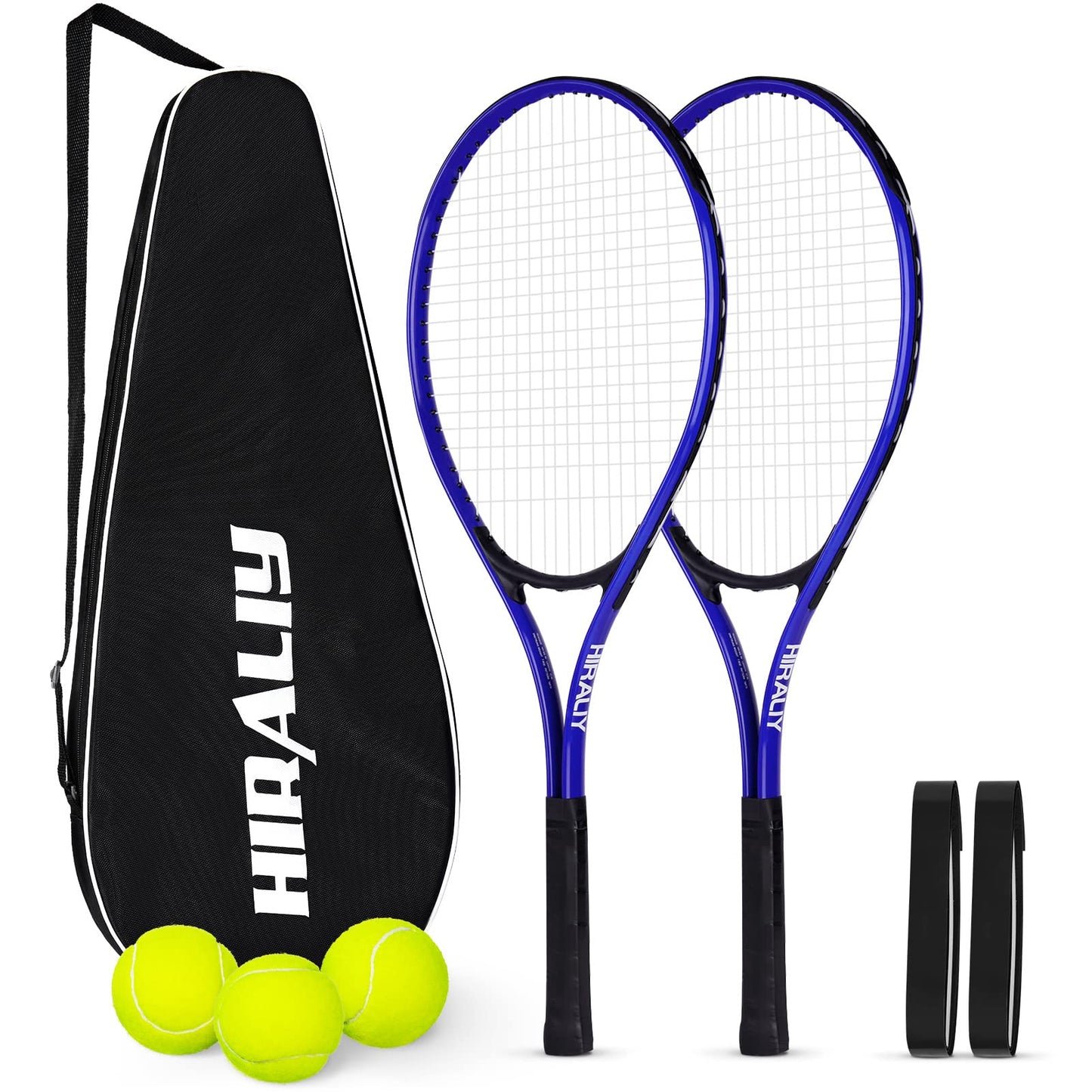 HIRALIY 27-Inch Tennis Racket for Adults with Ball and Carry Bag - Tennis Mindset