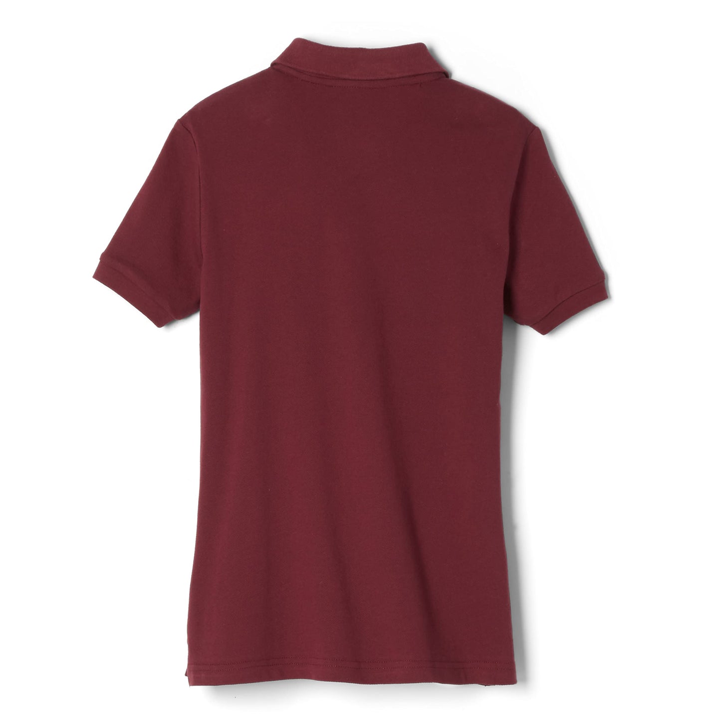 French Toast Women's Juniors' Short Sleeve Stretch Pique Polo Shirt