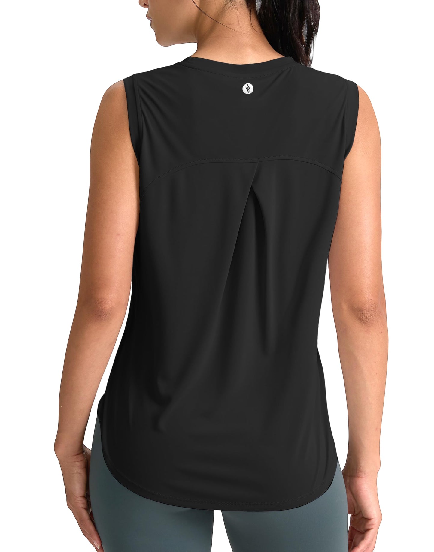 SANTINY Women's Workout Tank Tops Athletic Gym Yoga Shirt