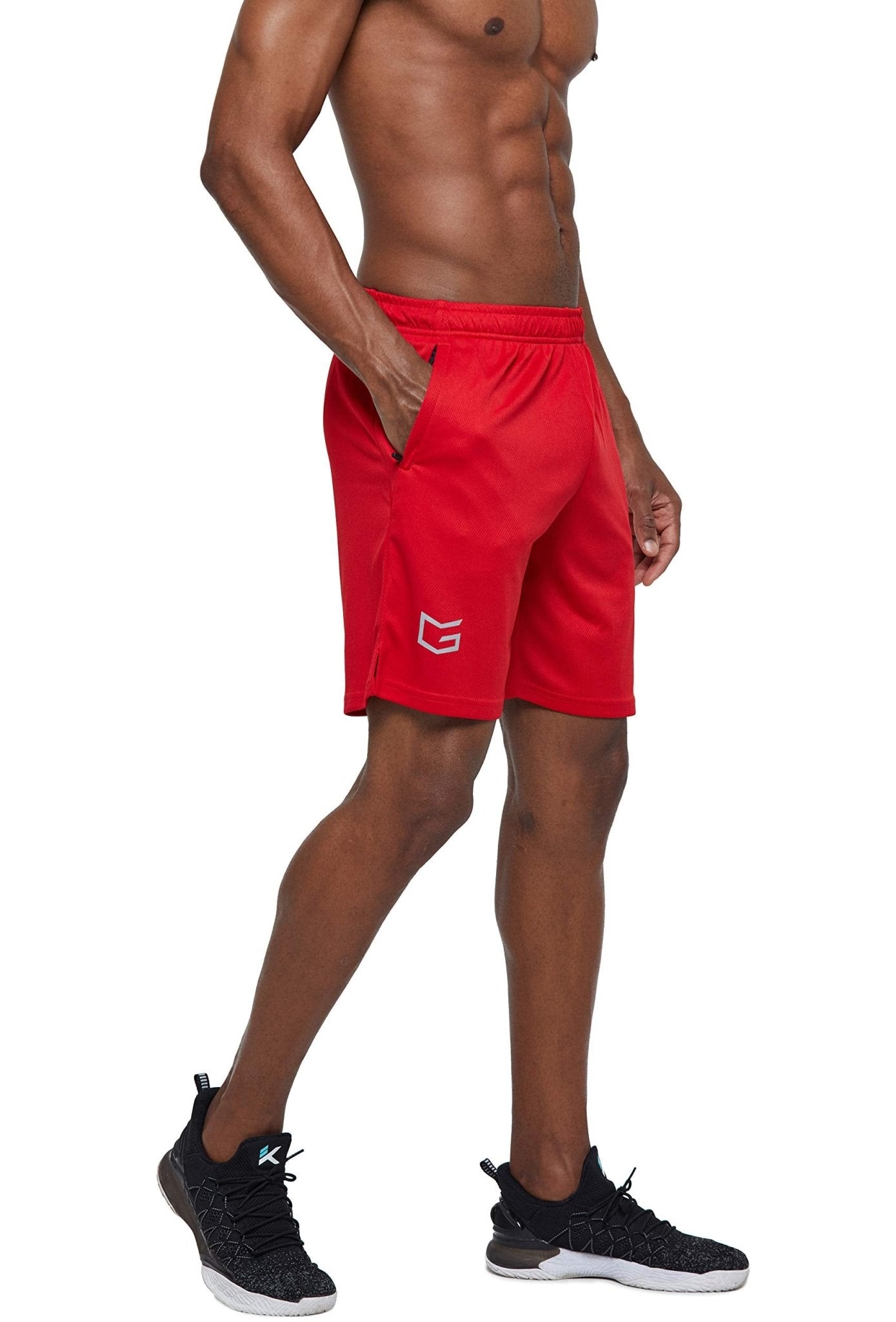 G Gradual Men's 7" Workout Running Shorts Quick Dry Lightweight Gym Shorts with Zip Pockets - Tennis Mindset