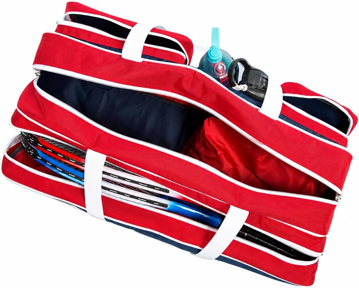 K-Cliffs Tennis Racket Bag | Deluxe Ballistic Nylon | Shoe Compartment - Tennis Mindset