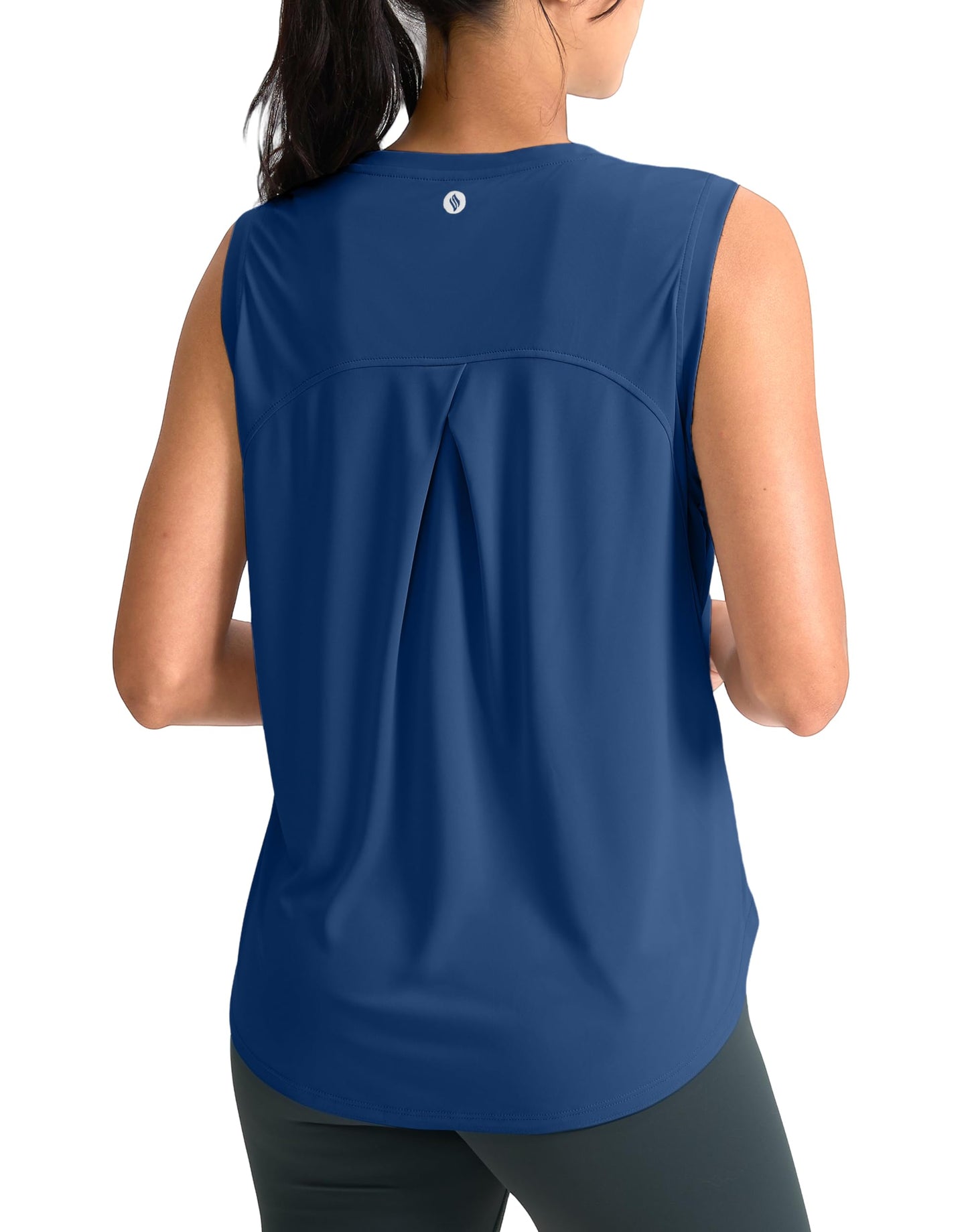 SANTINY Women's Workout Tank Tops Athletic Gym Yoga Shirt