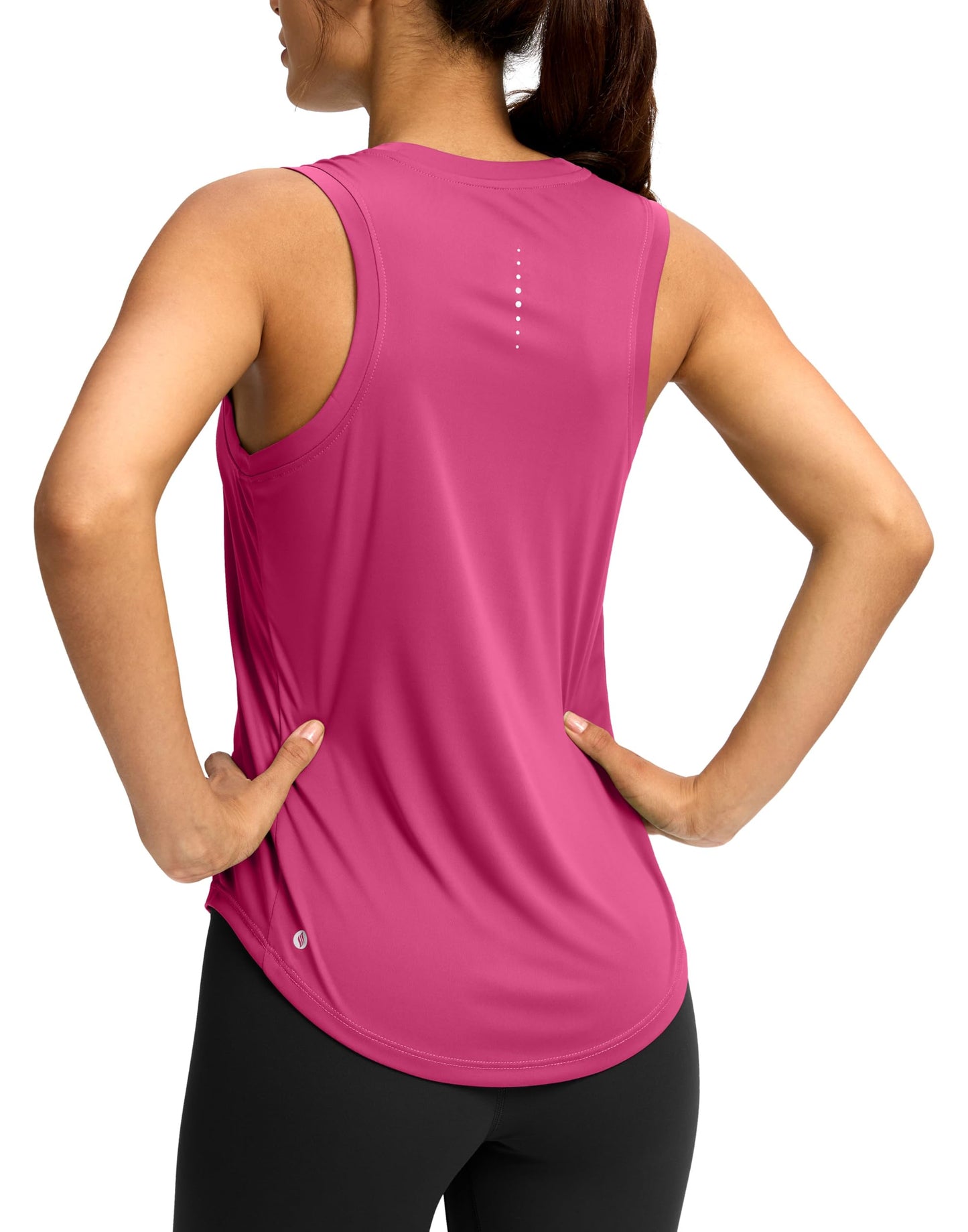 SANTINY Women's Workout Tank Top Racerback Athletic Shirt