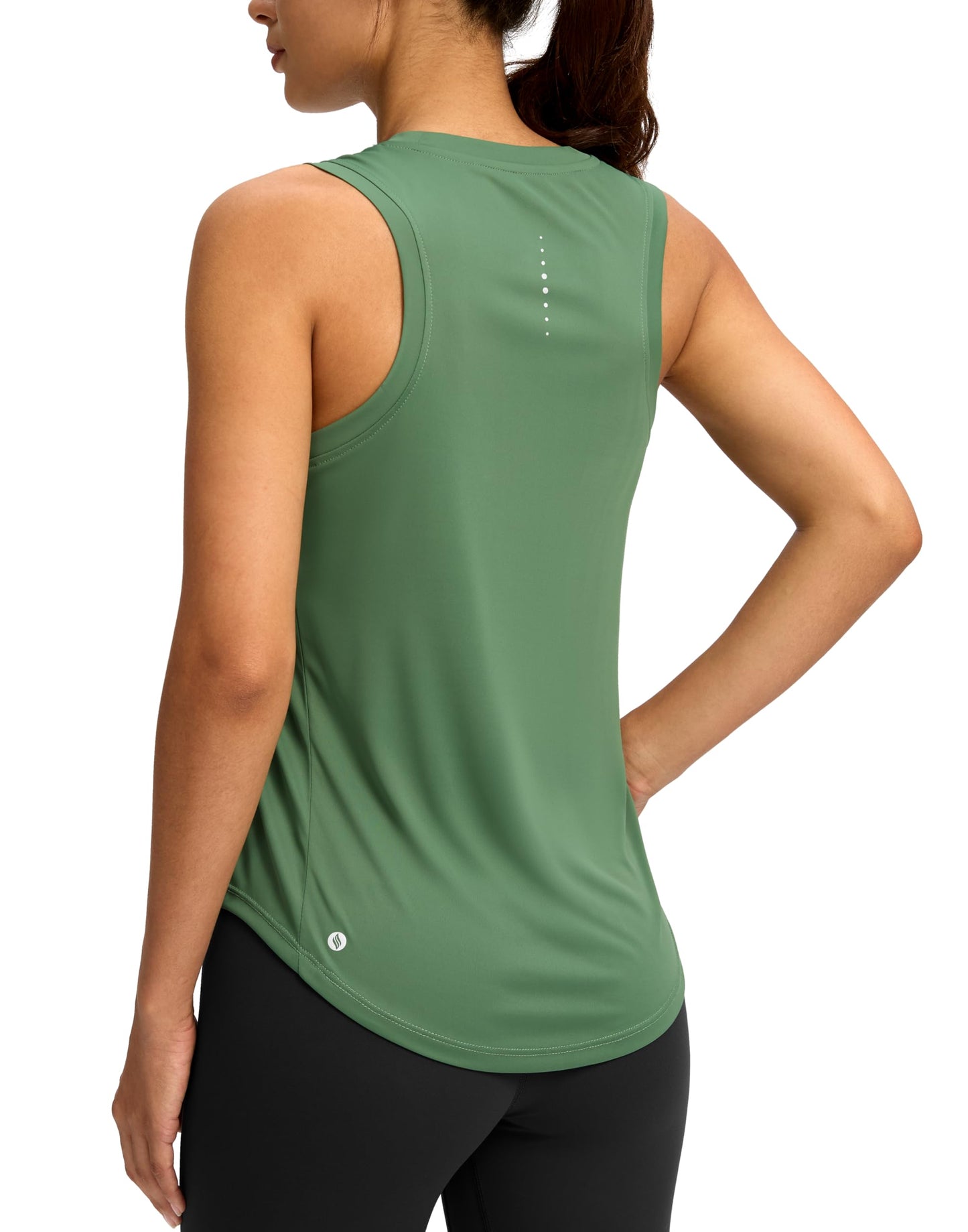 SANTINY Women's Workout Tank Top Racerback Athletic Shirt