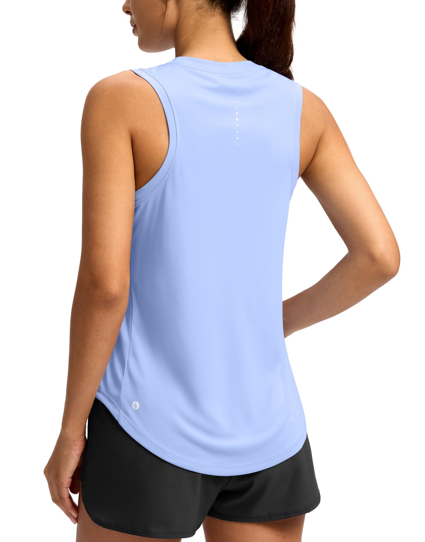 SANTINY Women's Workout Tank Top Racerback Athletic Shirt