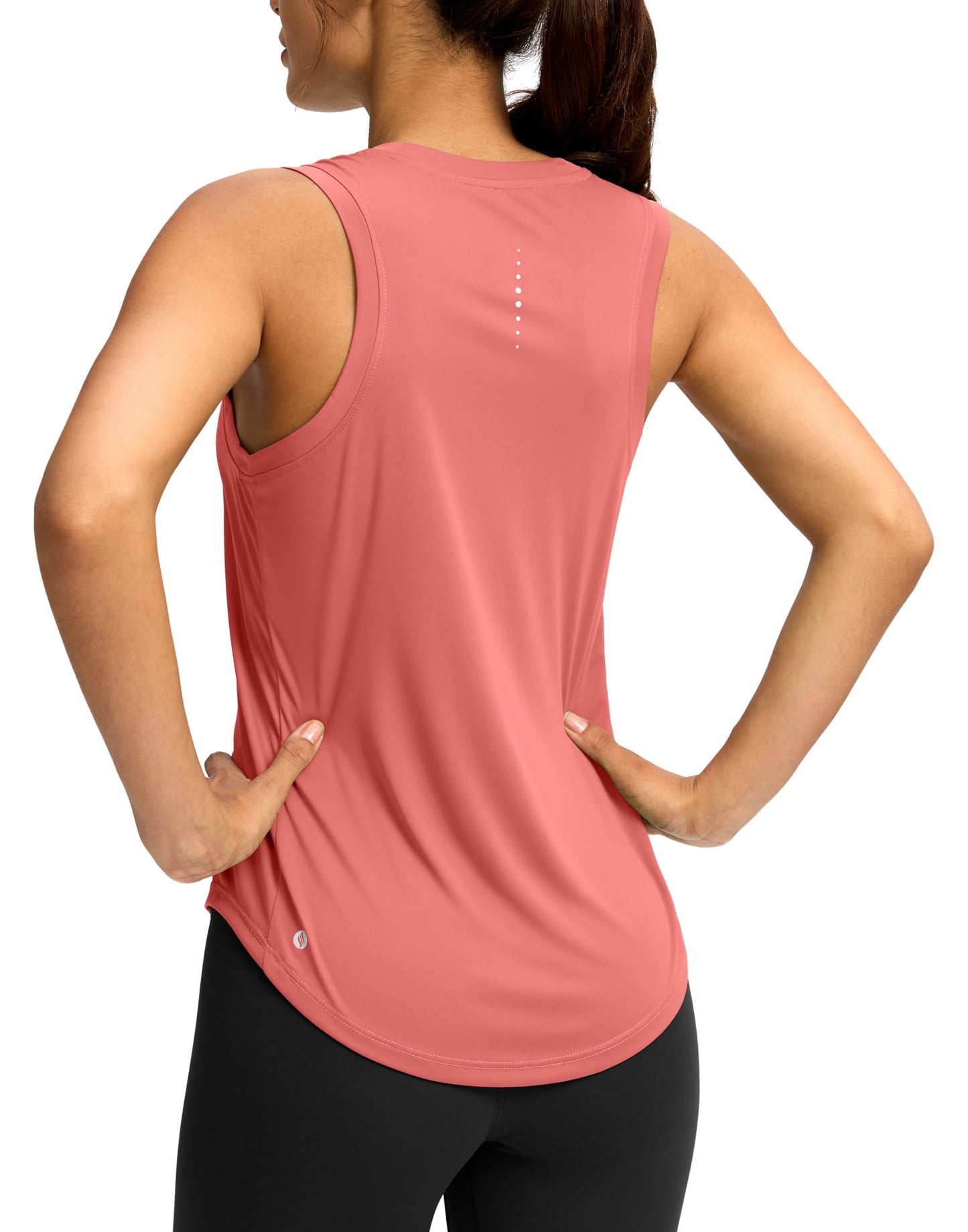 SANTINY Women's Workout Tank Top Racerback Athletic Shirt