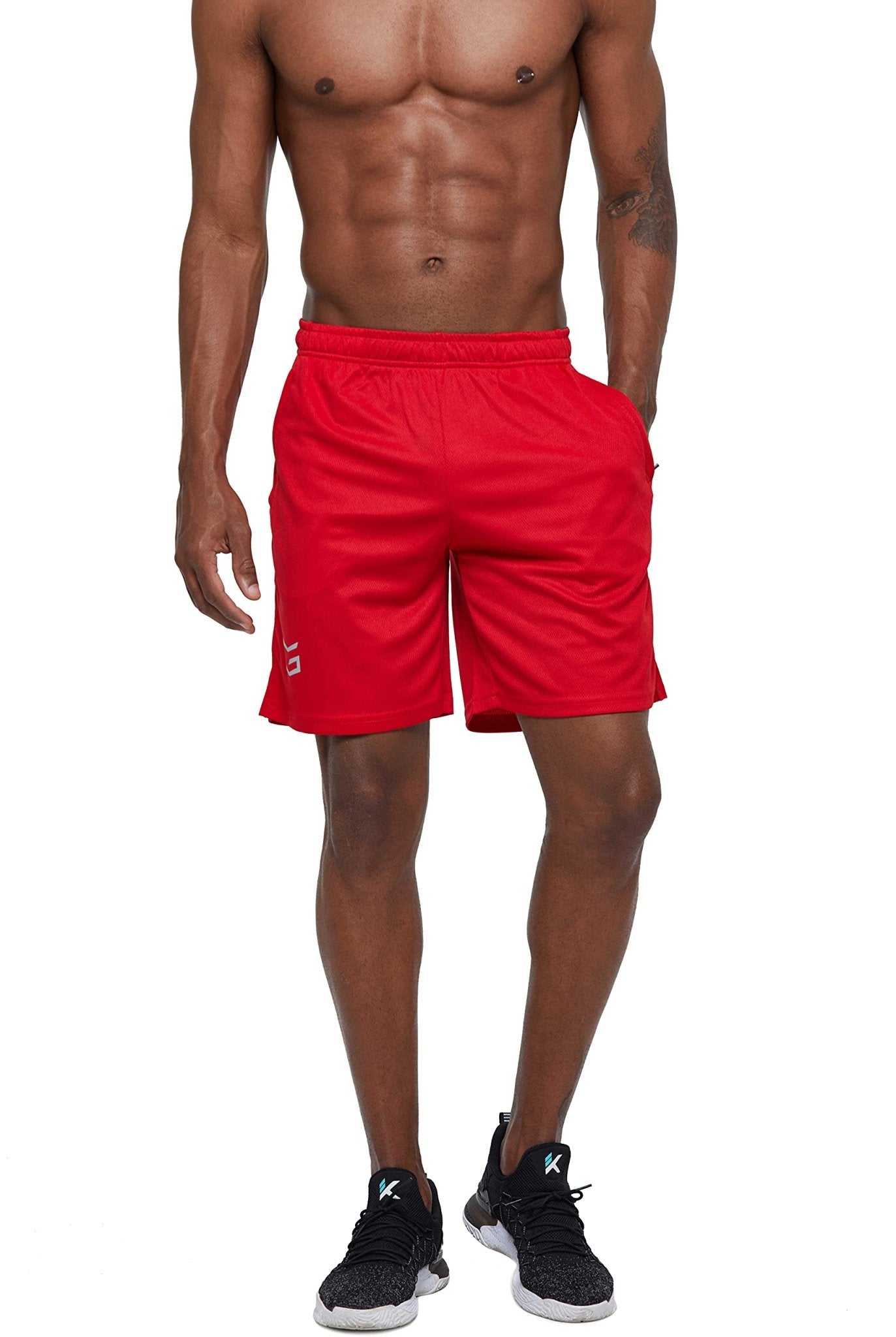 G Gradual Men's 7" Workout Running Shorts Quick Dry Lightweight Gym Shorts with Zip Pockets - Tennis Mindset