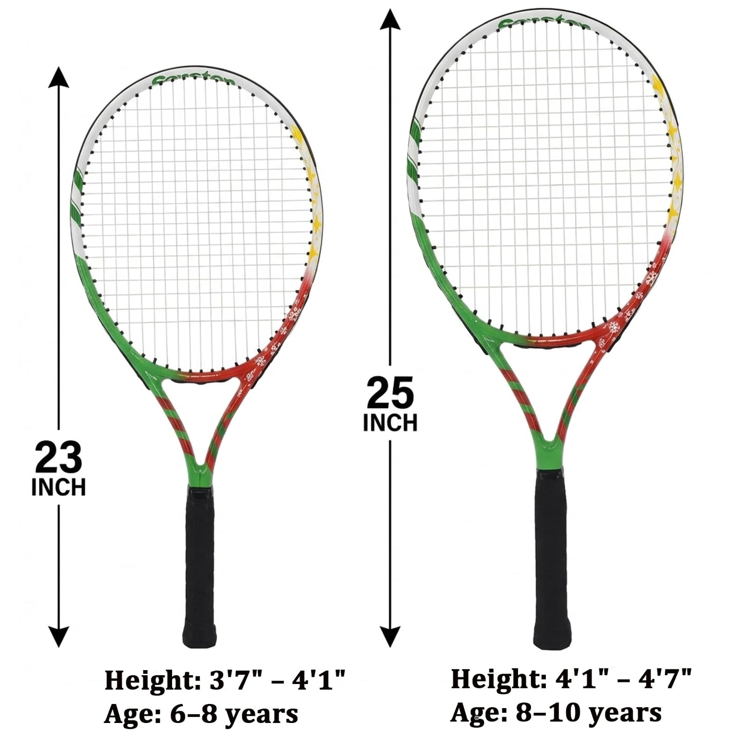 Senston 19" 23" 25" Kids Junior Tennis Racquet for Kids Children Boys Girls Tennis Rackets with Racket Cover - Tennis Mindset
