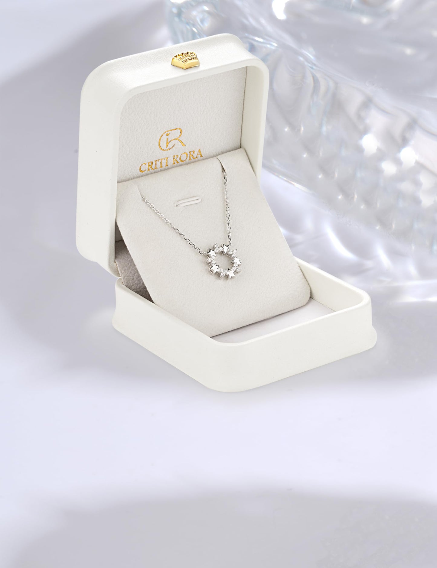 Sterling Silver Lab Grown Diamond Necklace for Women, 18 inch - Tennis Mindset