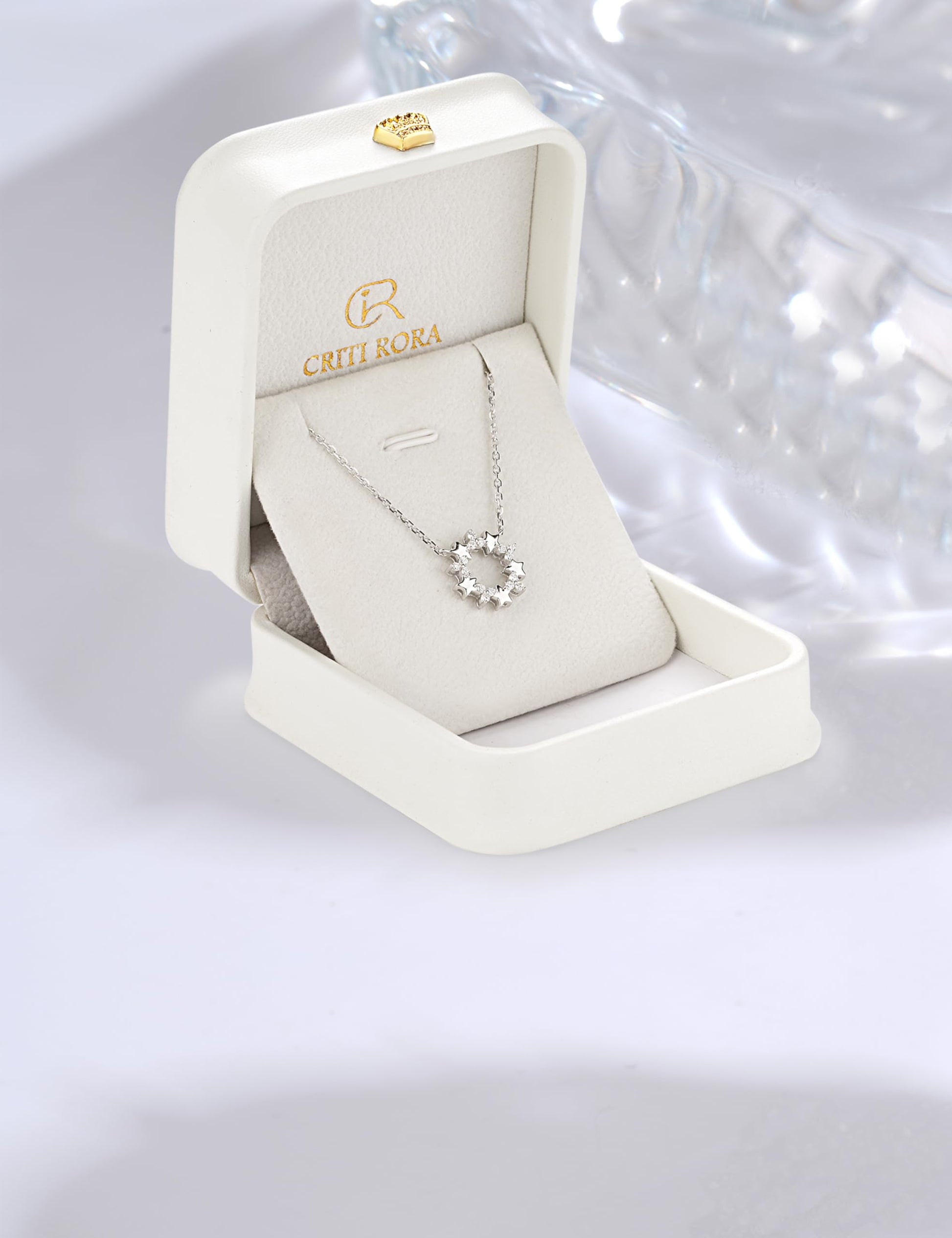 Sterling Silver Lab Grown Diamond Necklace for Women, 18 inch - Tennis Mindset