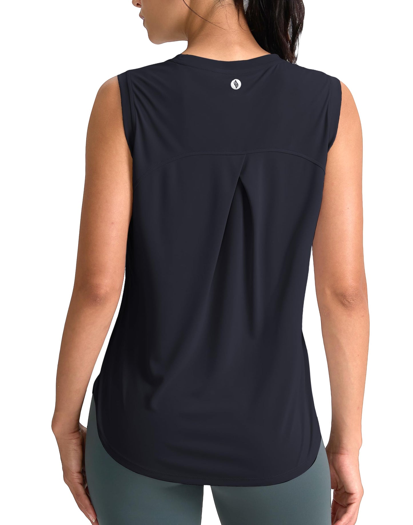 SANTINY Women's Workout Tank Tops Athletic Gym Yoga Shirt