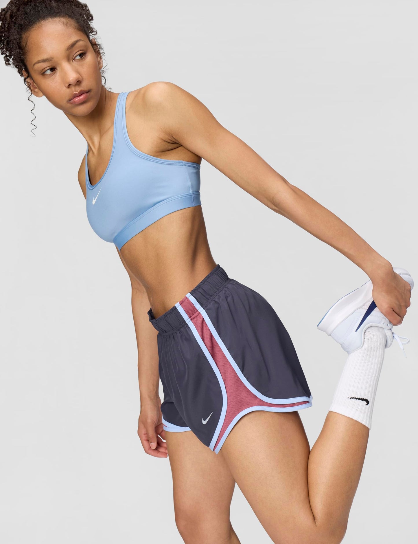 Nike Women's Tempo Dri-FIT Mid-Rise Brief-Lined Running Shorts - Tennis Mindset