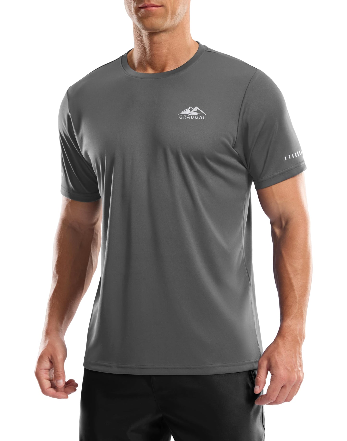 Men's UPF 50+ Sun Protection Swim Shirts Rash Guard Dry Fit Workout Tshirts - Tennis Mindset