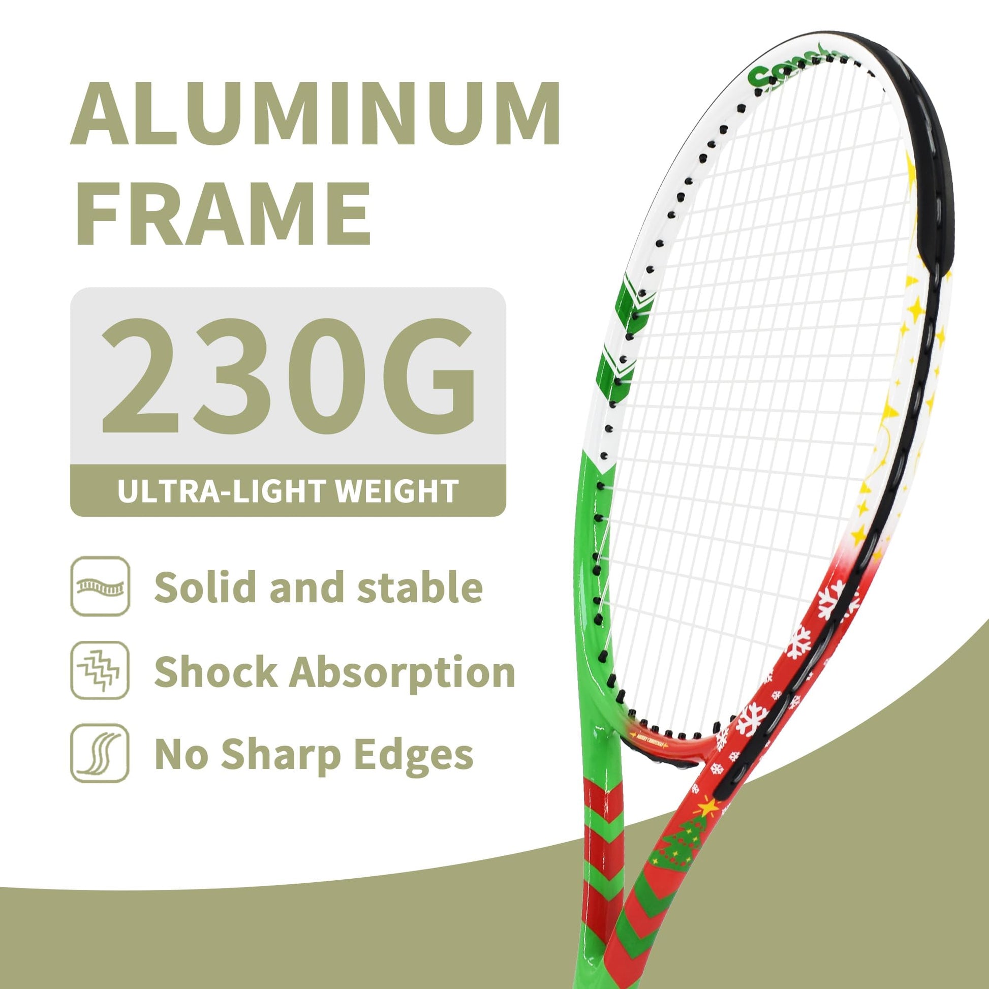 Senston 19" 23" 25" Kids Junior Tennis Racquet for Kids Children Boys Girls Tennis Rackets with Racket Cover - Tennis Mindset