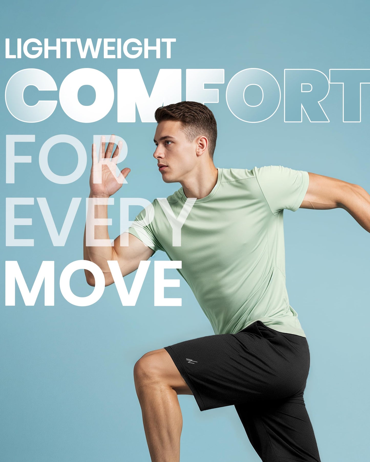 Breathable Mesh Mens Athletic Shorts Loose-Fit Quick Dry Running Gym Shorts - Tennis Mindset