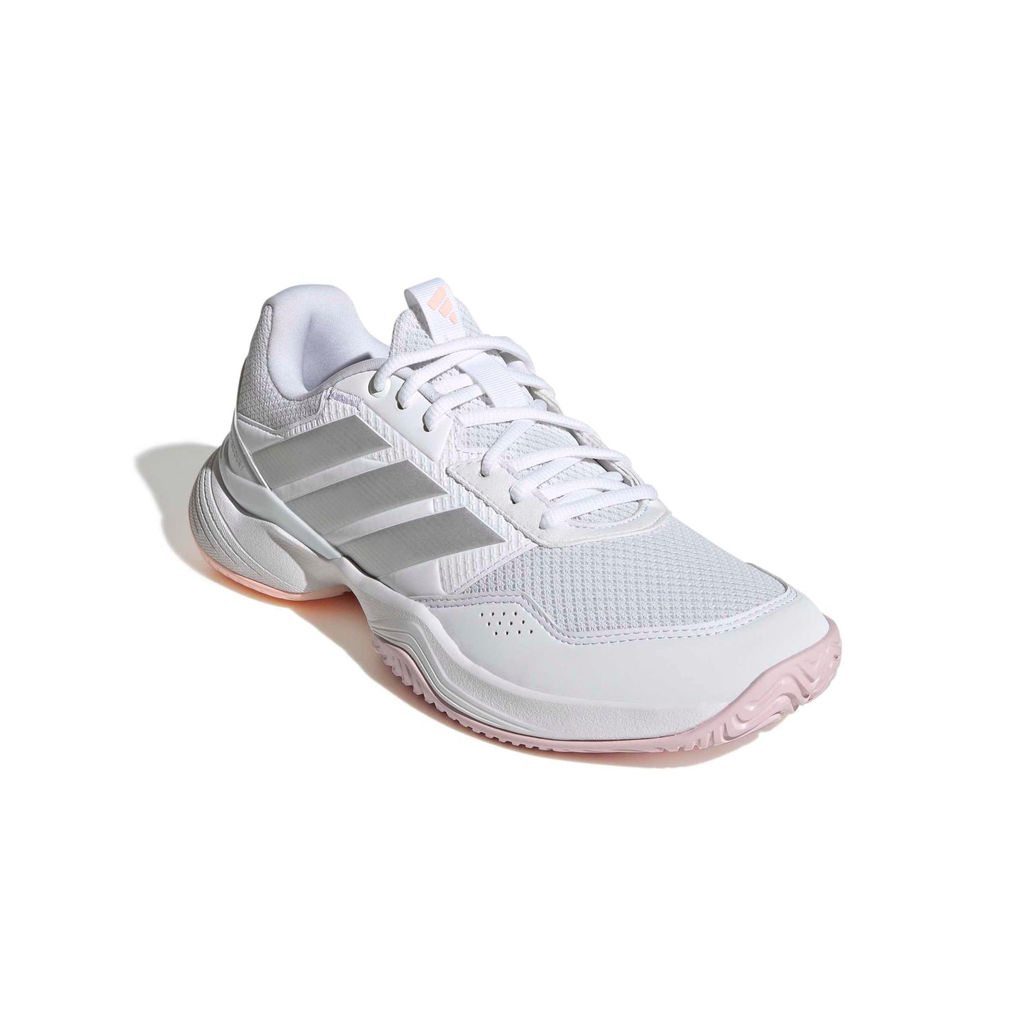 adidas Womens Gamecourt 3 All Court Sneakers Shoes - White - Tennis Mindset