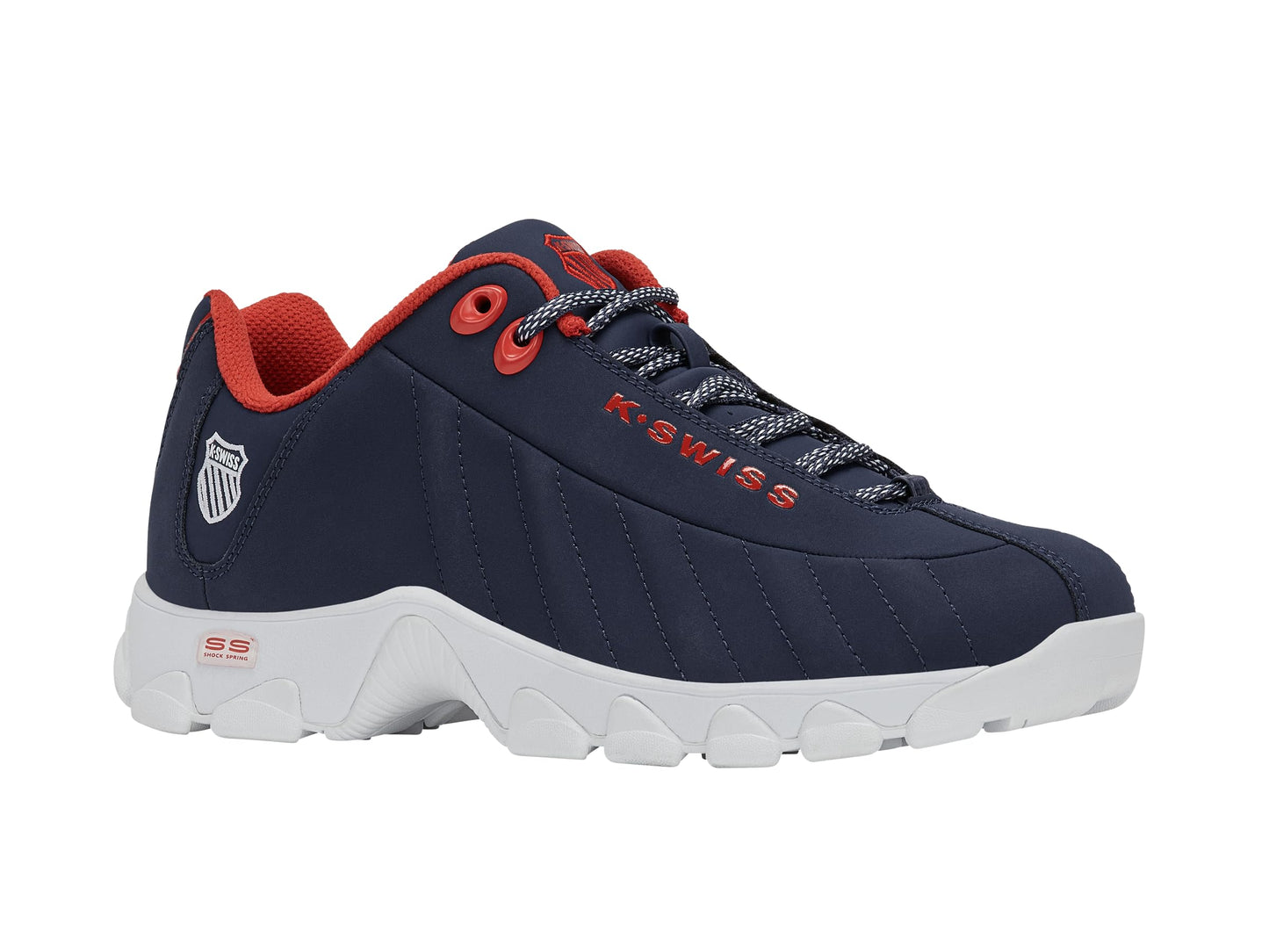 K-Swiss Men's ST329 CMF Sneaker, Wide Tennis Walking Shoes Leather Upper