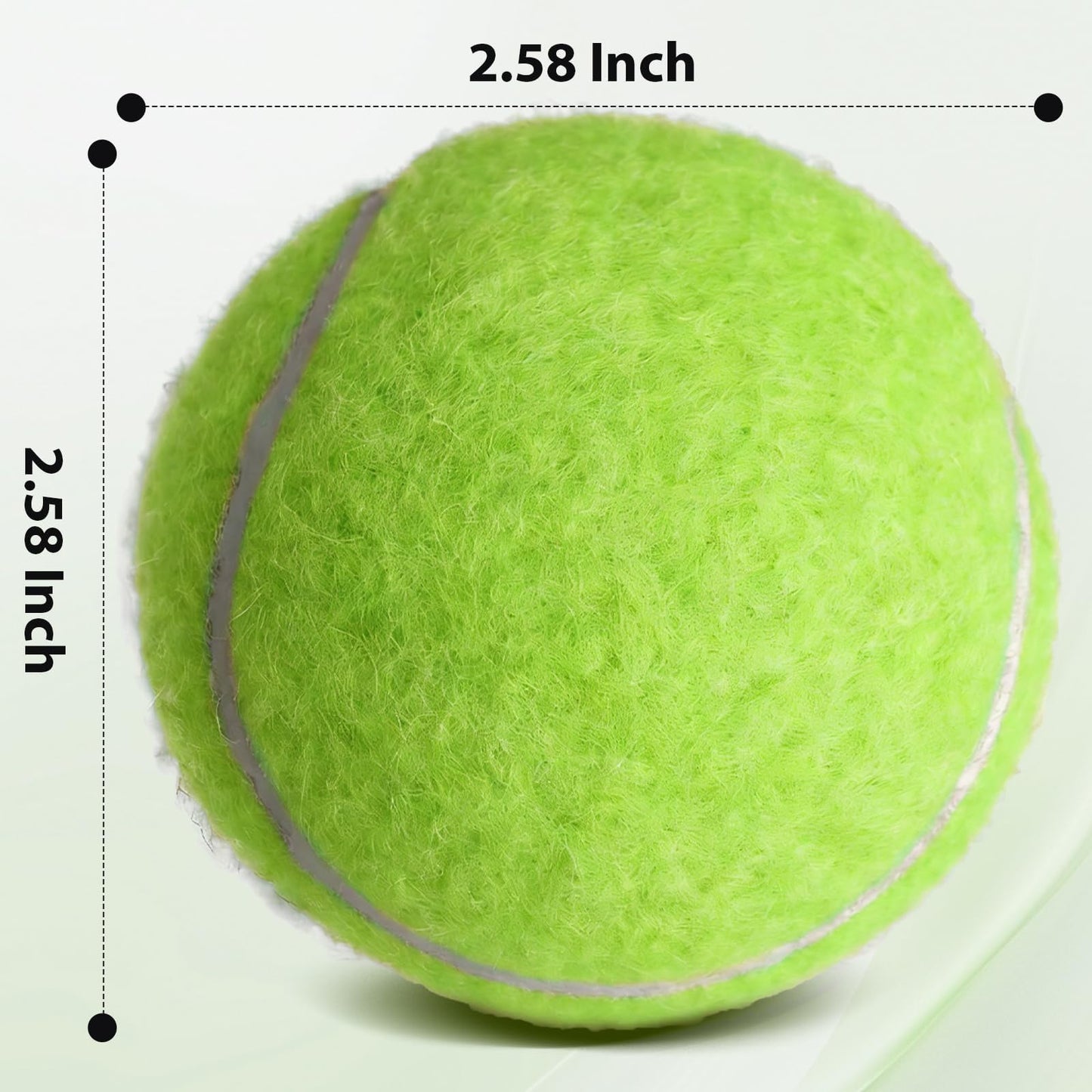 FURWEY Tennis Ball,6/12/24/36/40/80P Training Balls,Dog Balls with Mesh Bag