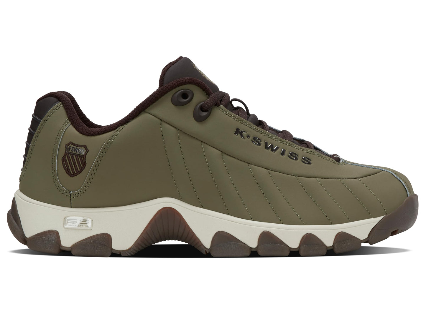 K-Swiss Men's ST329 CMF Sneaker, Wide Tennis Walking Shoes Leather Upper