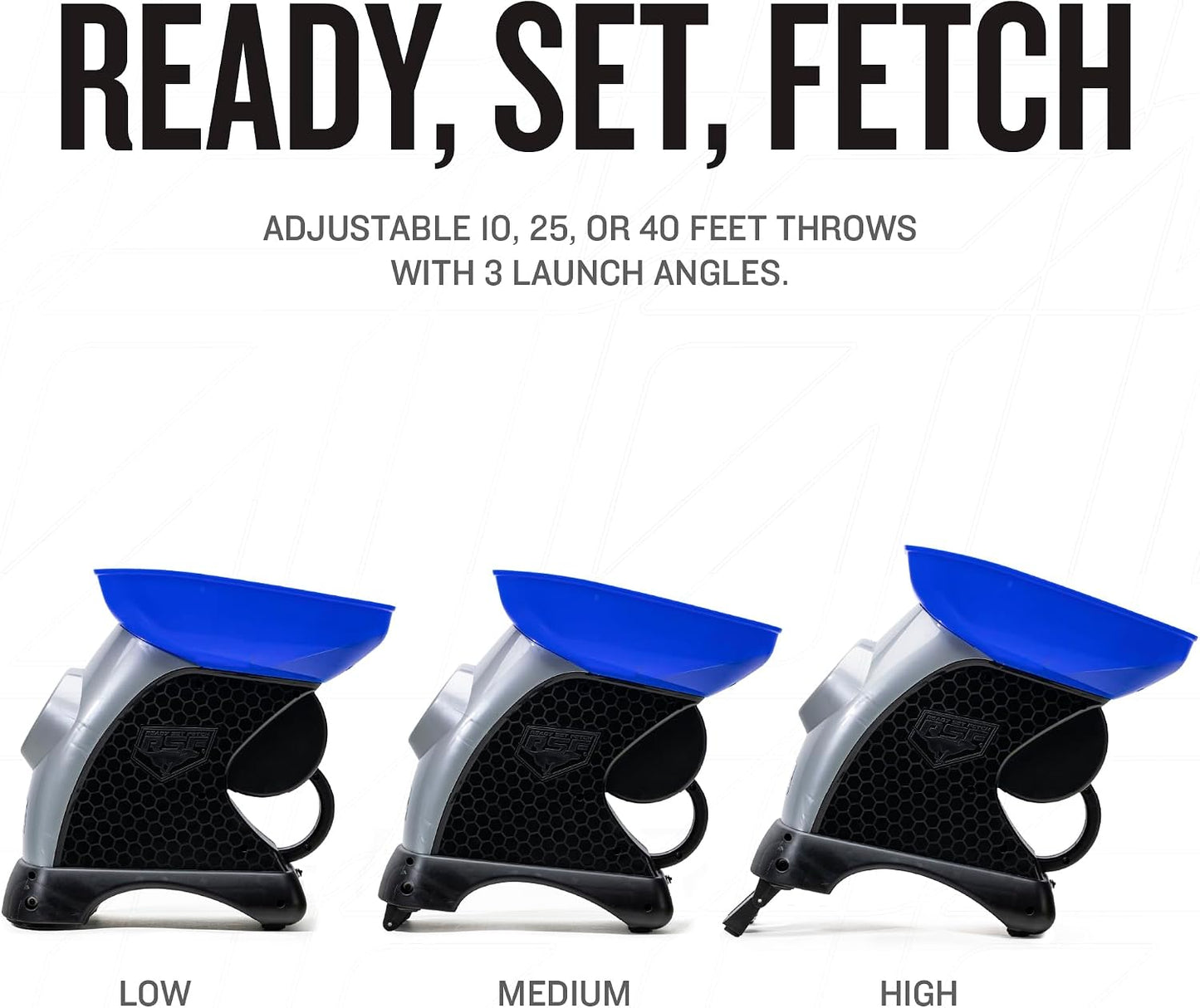 Franklin Sports Ready Set Fetch Automatic Tennis Ball Launcher - Black - Tennis Mindset