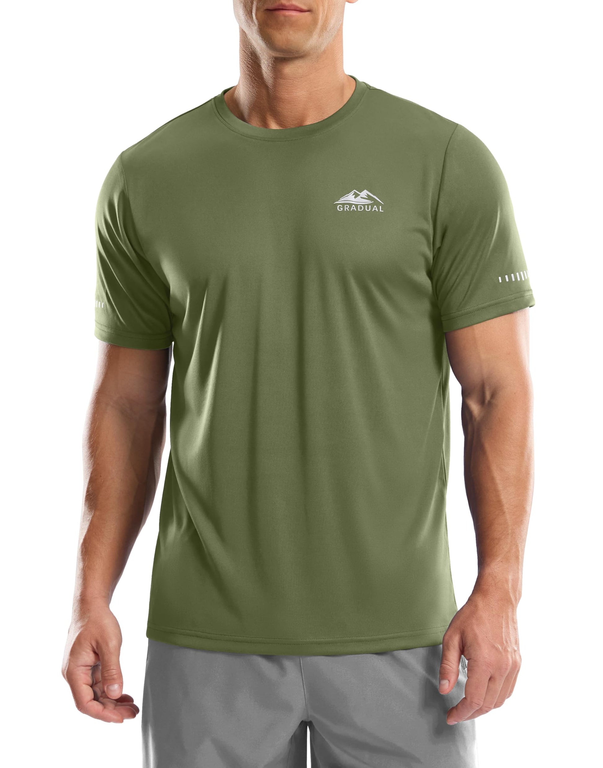 Men's UPF 50+ Sun Protection Swim Shirts Rash Guard Dry Fit Workout Tshirts - Tennis Mindset
