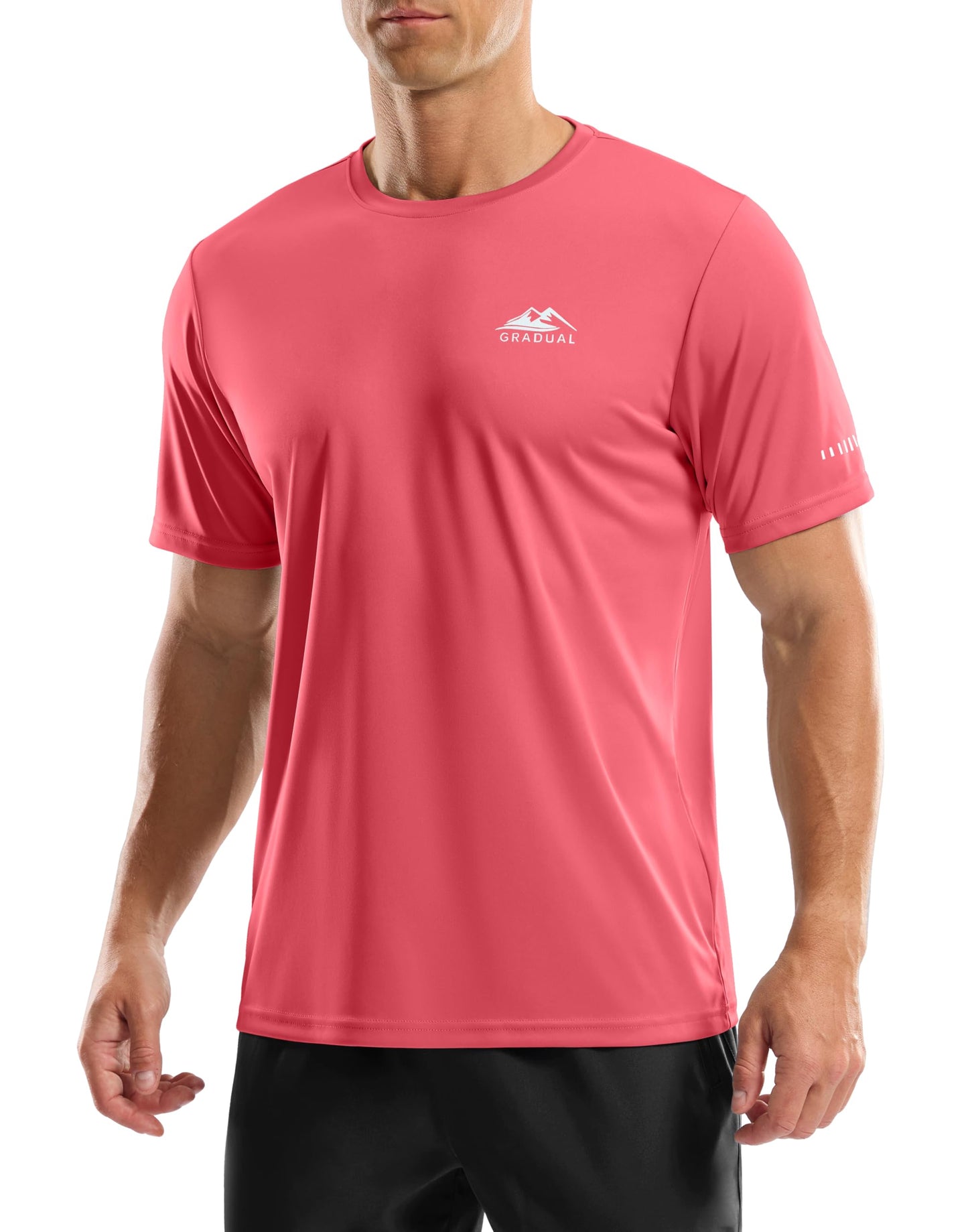 Men's UPF 50+ Sun Protection Swim Shirts Rash Guard Dry Fit Workout Tshirts - Tennis Mindset