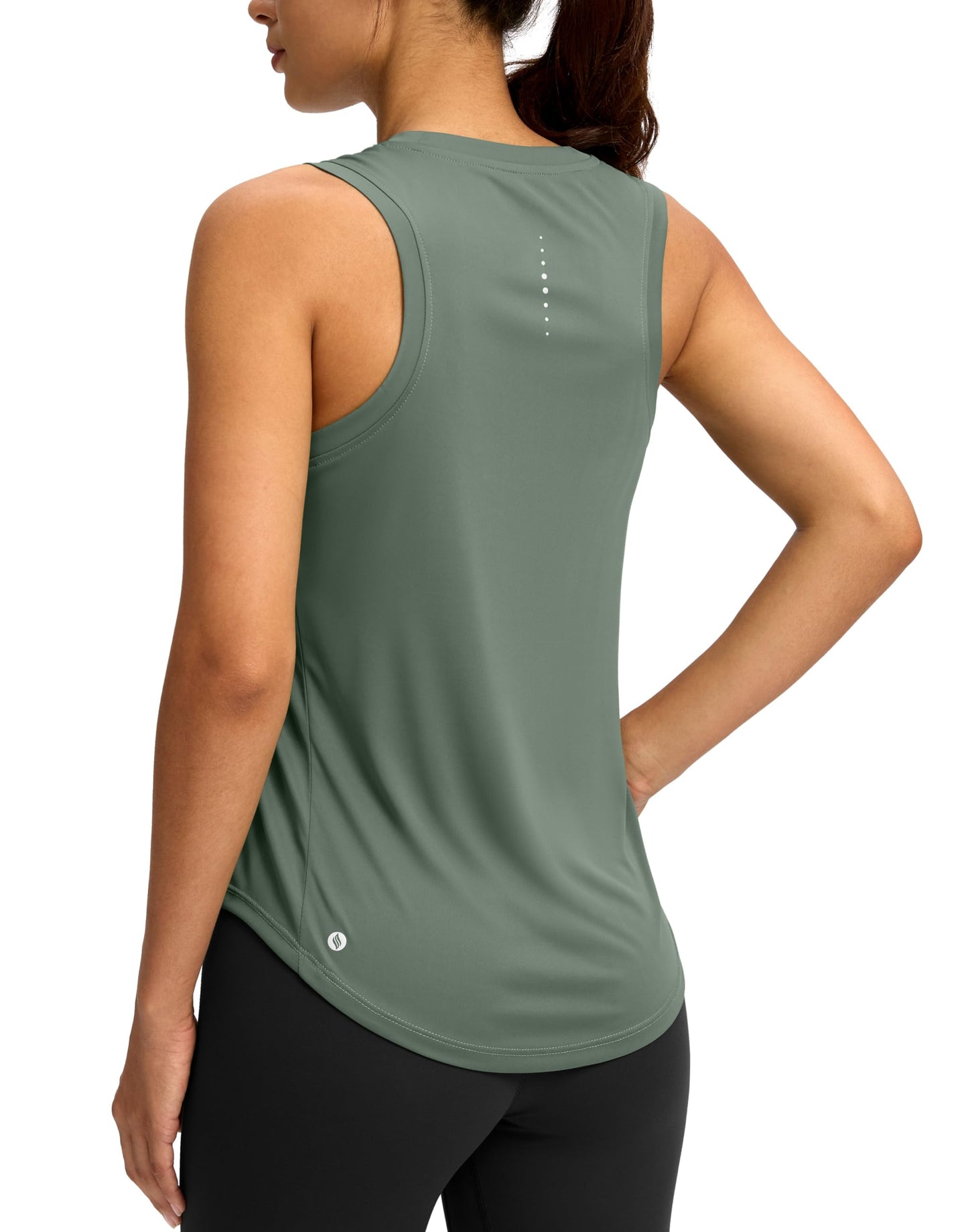 SANTINY Women's Workout Tank Top Racerback Athletic Shirt
