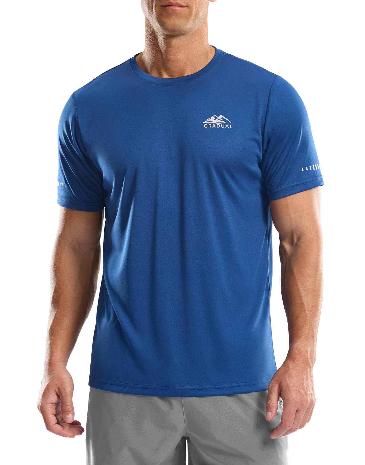 Men's UPF 50+ Sun Protection Swim Shirts Rash Guard Dry Fit Workout Tshirts - Tennis Mindset