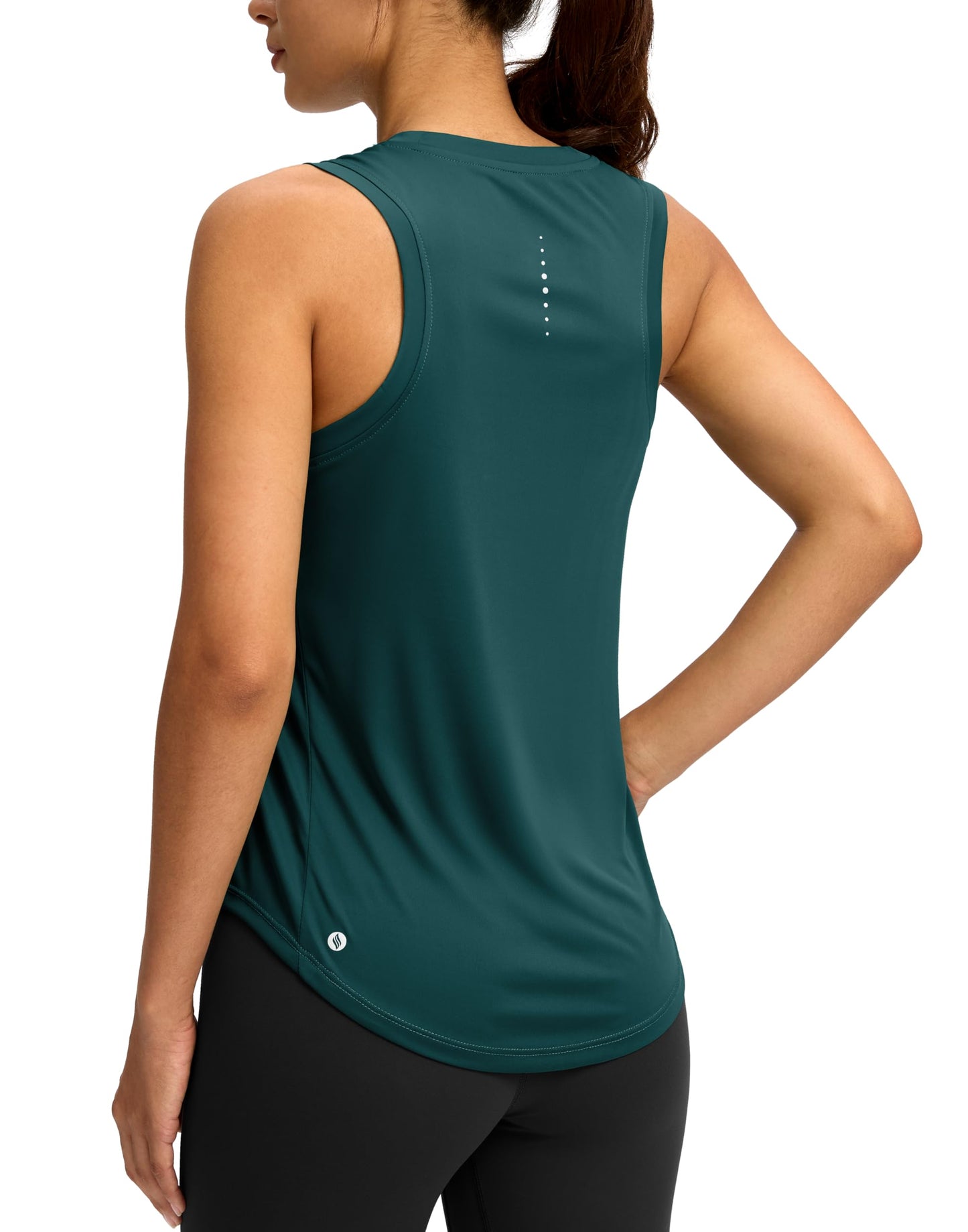 SANTINY Women's Workout Tank Top Racerback Athletic Shirt