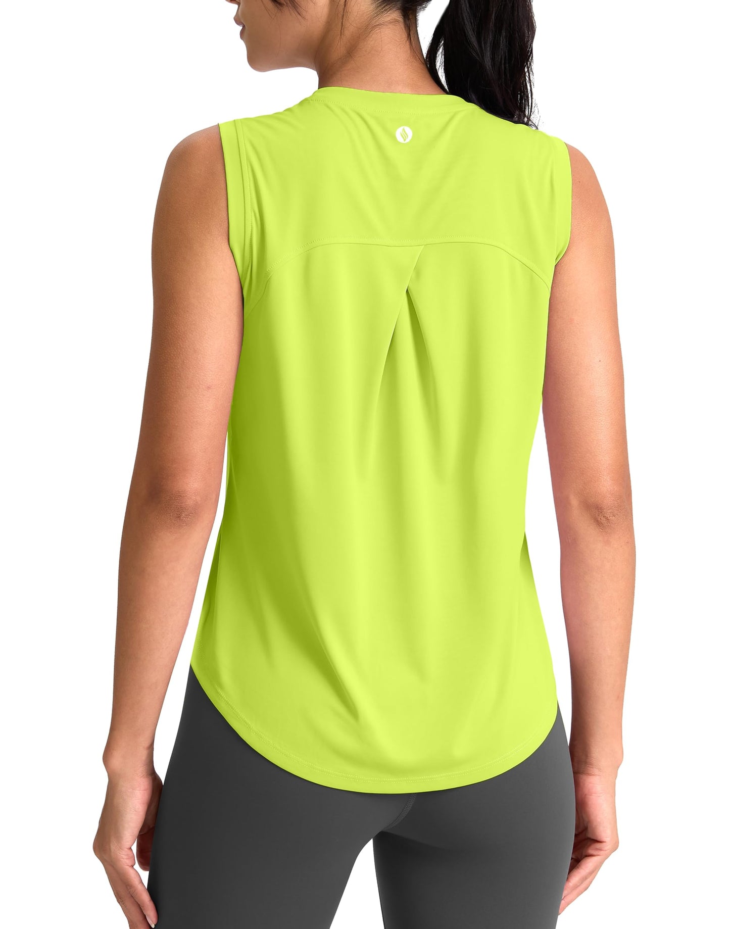 SANTINY Women's Workout Tank Tops Athletic Gym Yoga Shirt