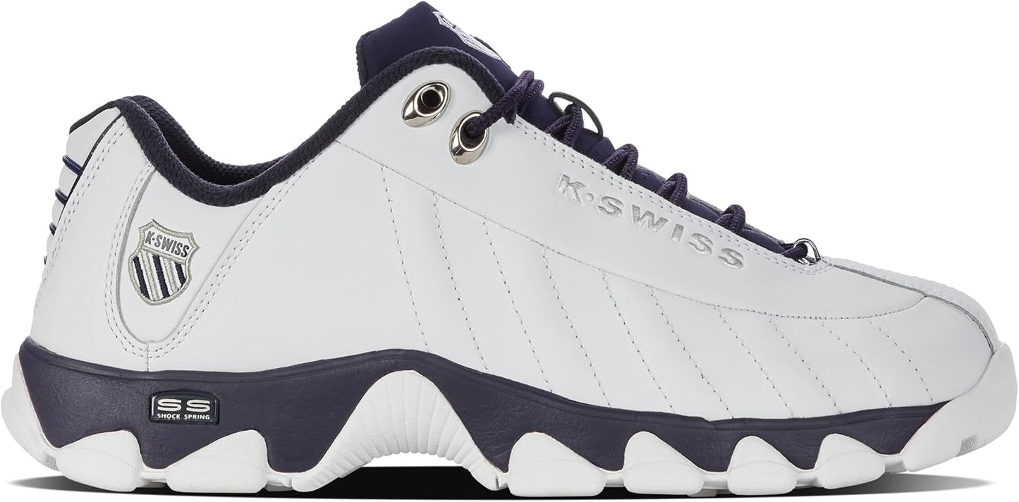 K-Swiss Men's ST329 CMF Sneaker, Wide Tennis Walking Shoes Leather Upper