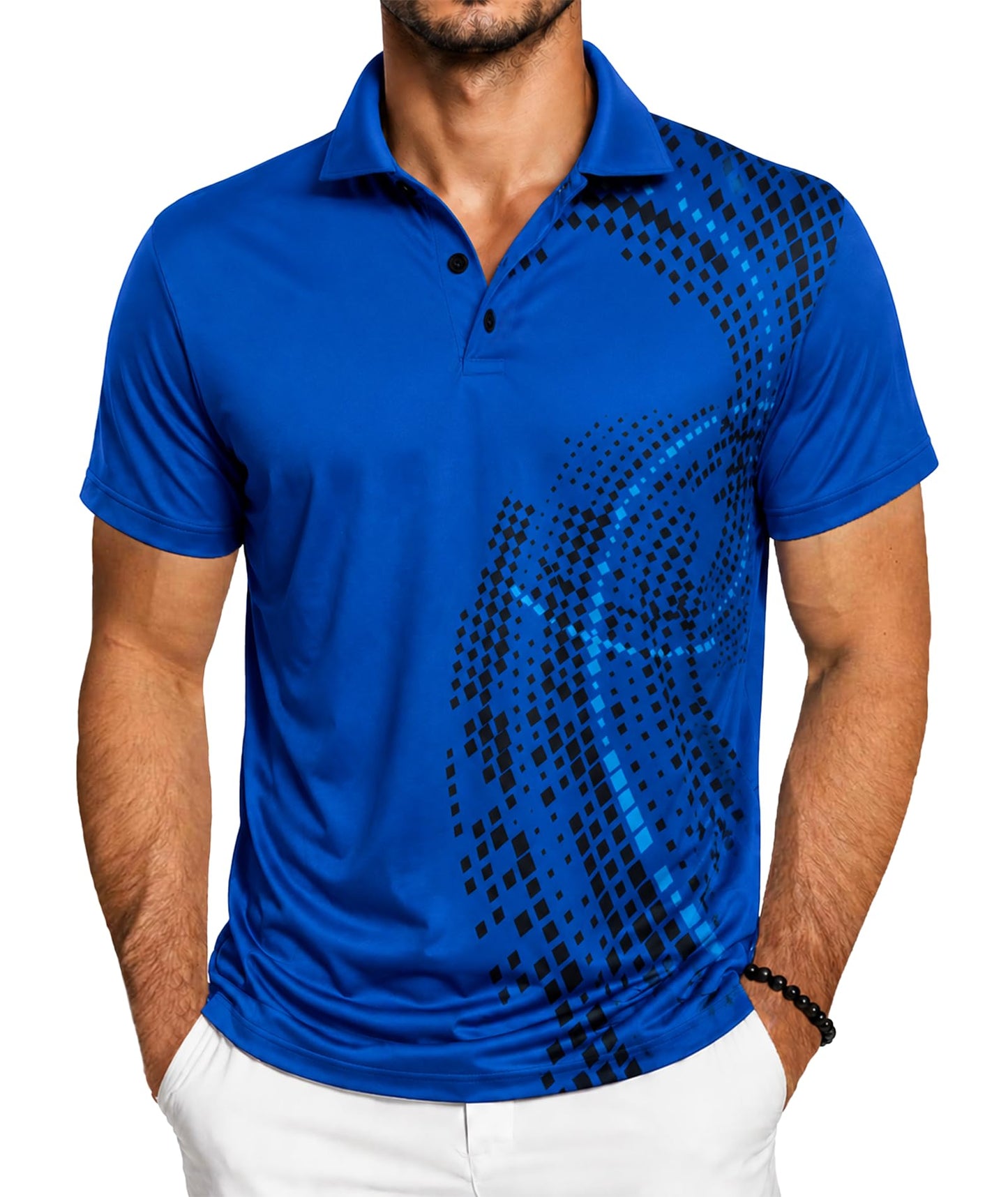 ZITY Golf Polo Shirts for Men Short Sleeve UPF 50+ Athletic Tennis T-Shirt - Tennis Mindset