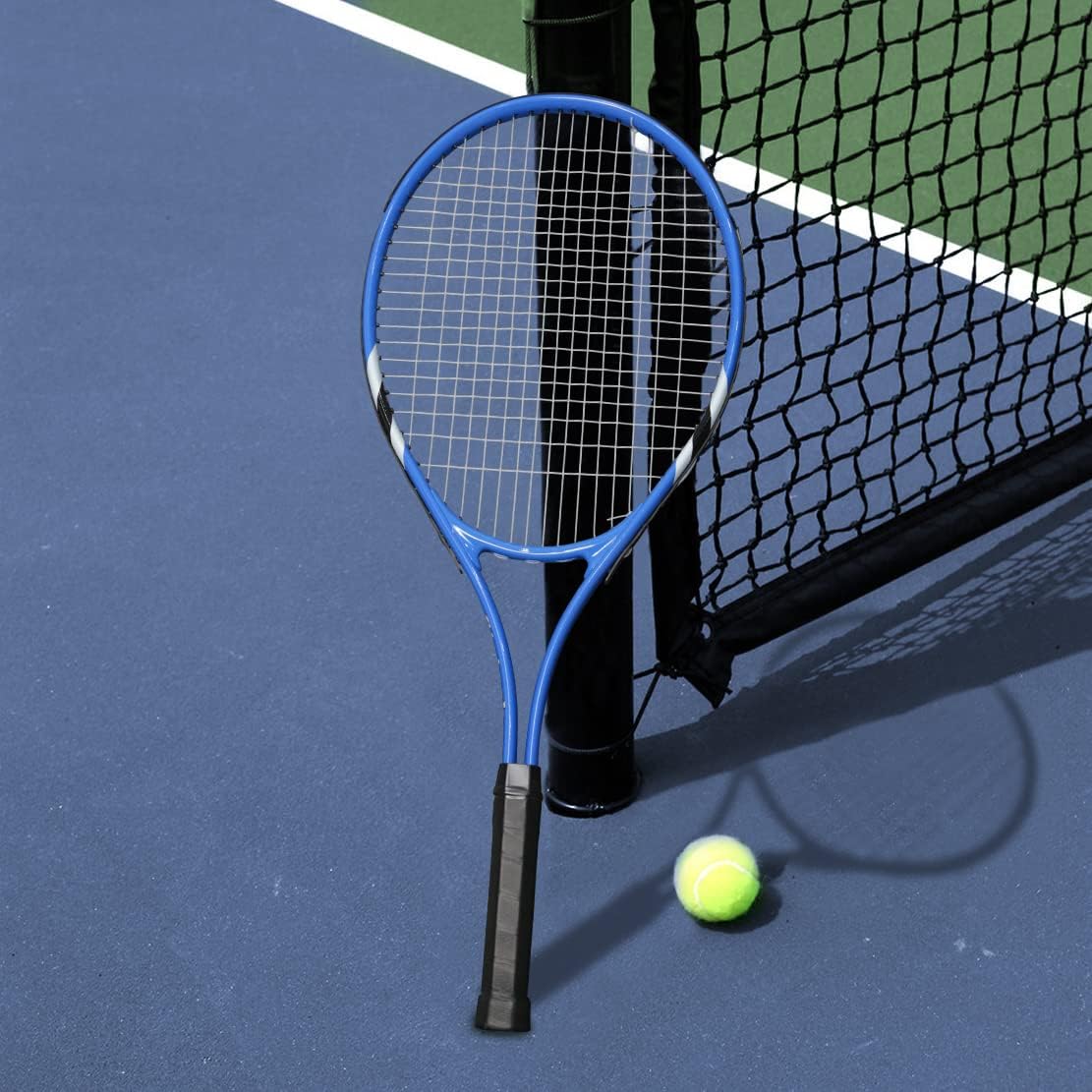 Tennis Rackets 2 Players Recreational for Beginners,Pre-Strung 27 Inch Light Adult Racquet Set for Women Men with Tennis Balls,Overgrips and Carry Bag - Tennis Mindset