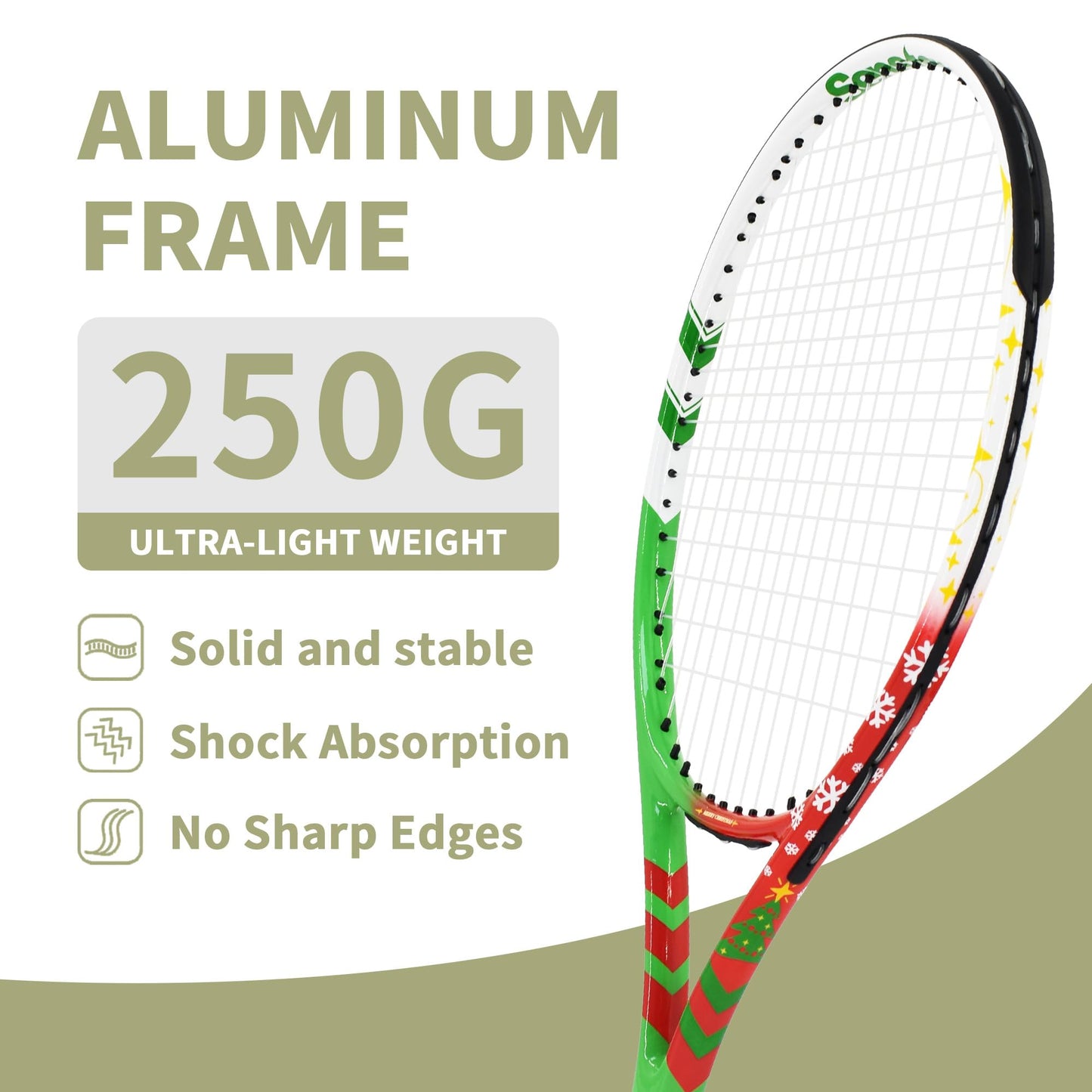 Senston 19" 23" 25" Kids Junior Tennis Racquet for Kids Children Boys Girls Tennis Rackets with Racket Cover - Tennis Mindset